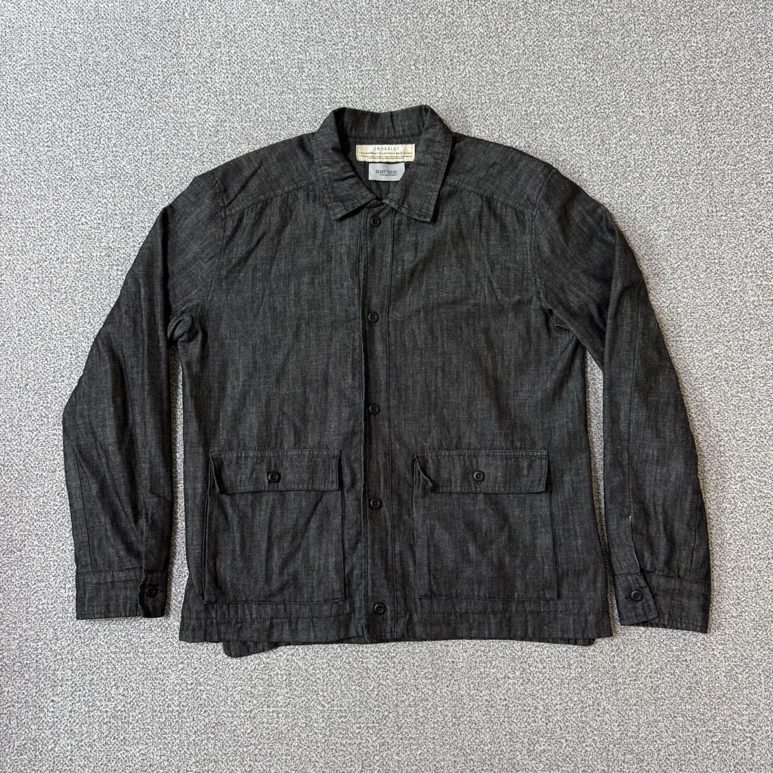 [정가 45만원] 시리즈 x 크로스리 데님 셔츠 자켓 105 상품이미지1