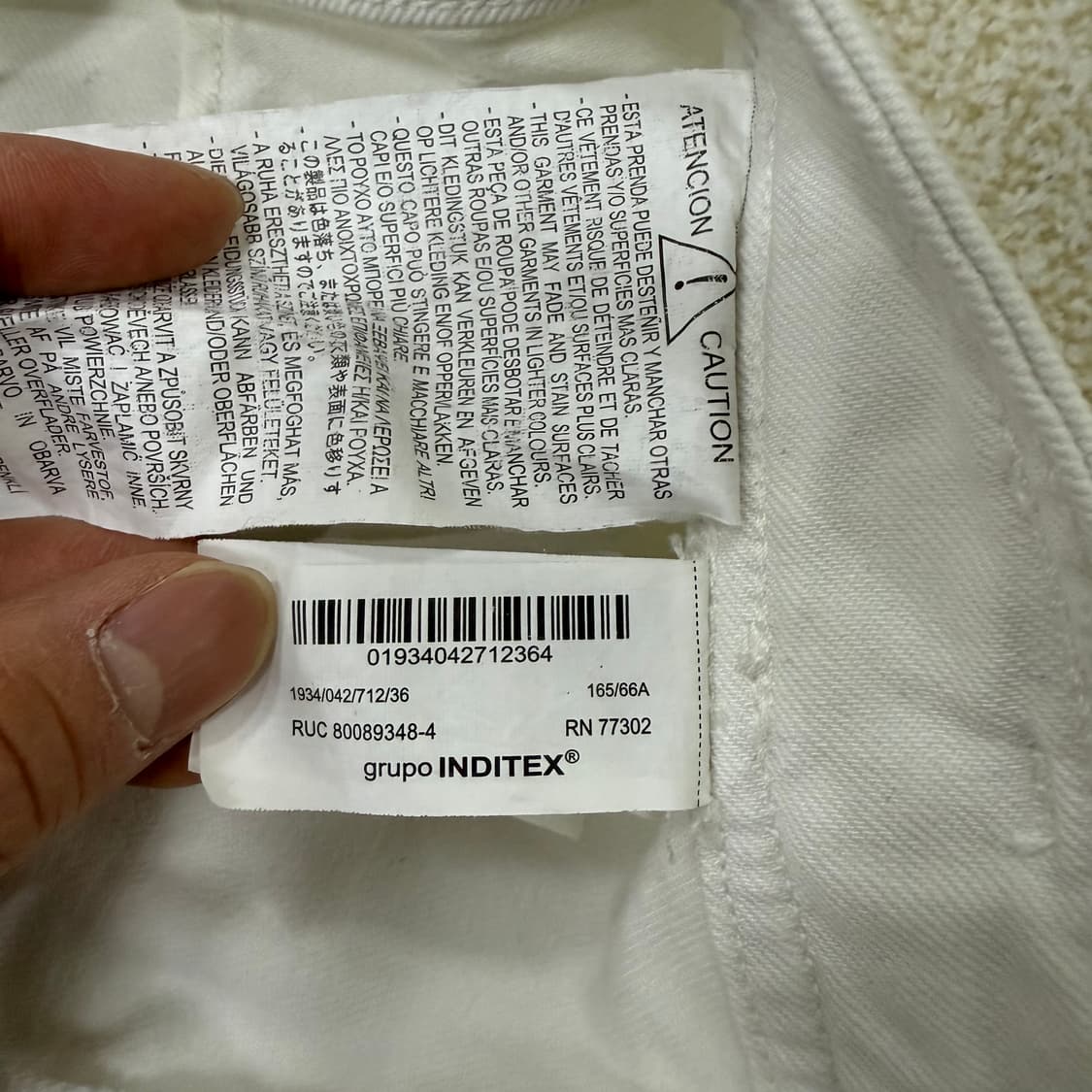 [165/66A] 자라 빈티지 와이드 데님팬츠 0119T2 상품이미지5