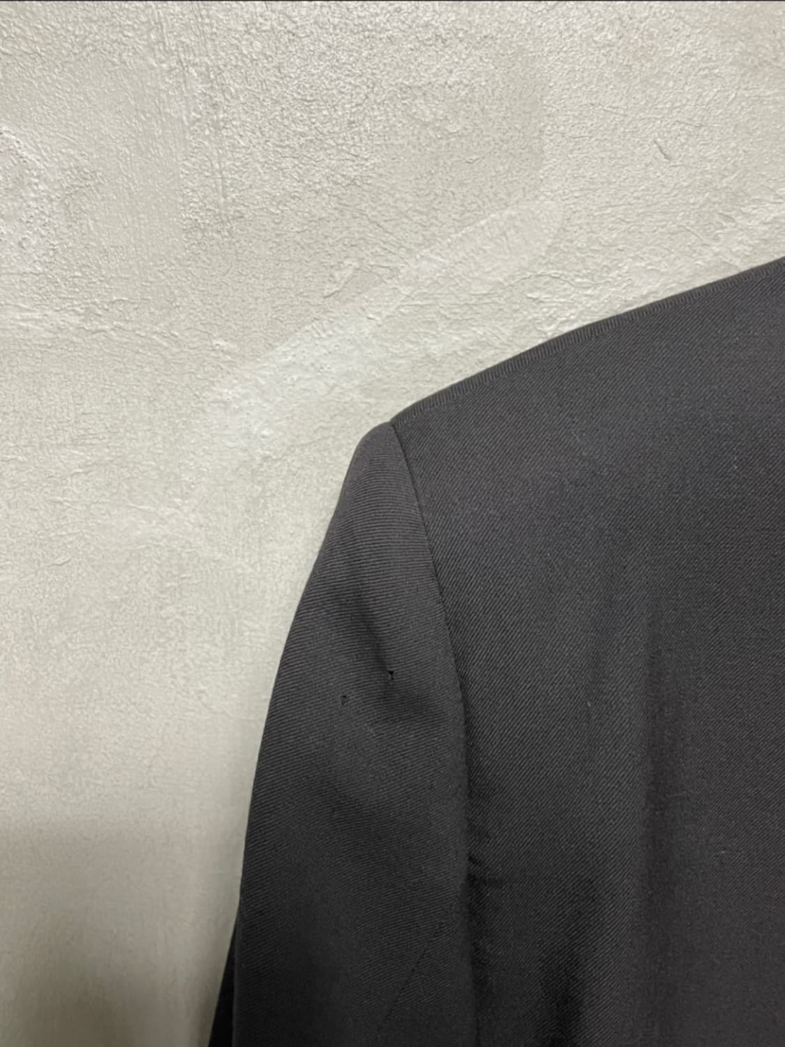 9~00s 이세이미야케 블랙 더블브레스트 울 재킷 상품이미지6