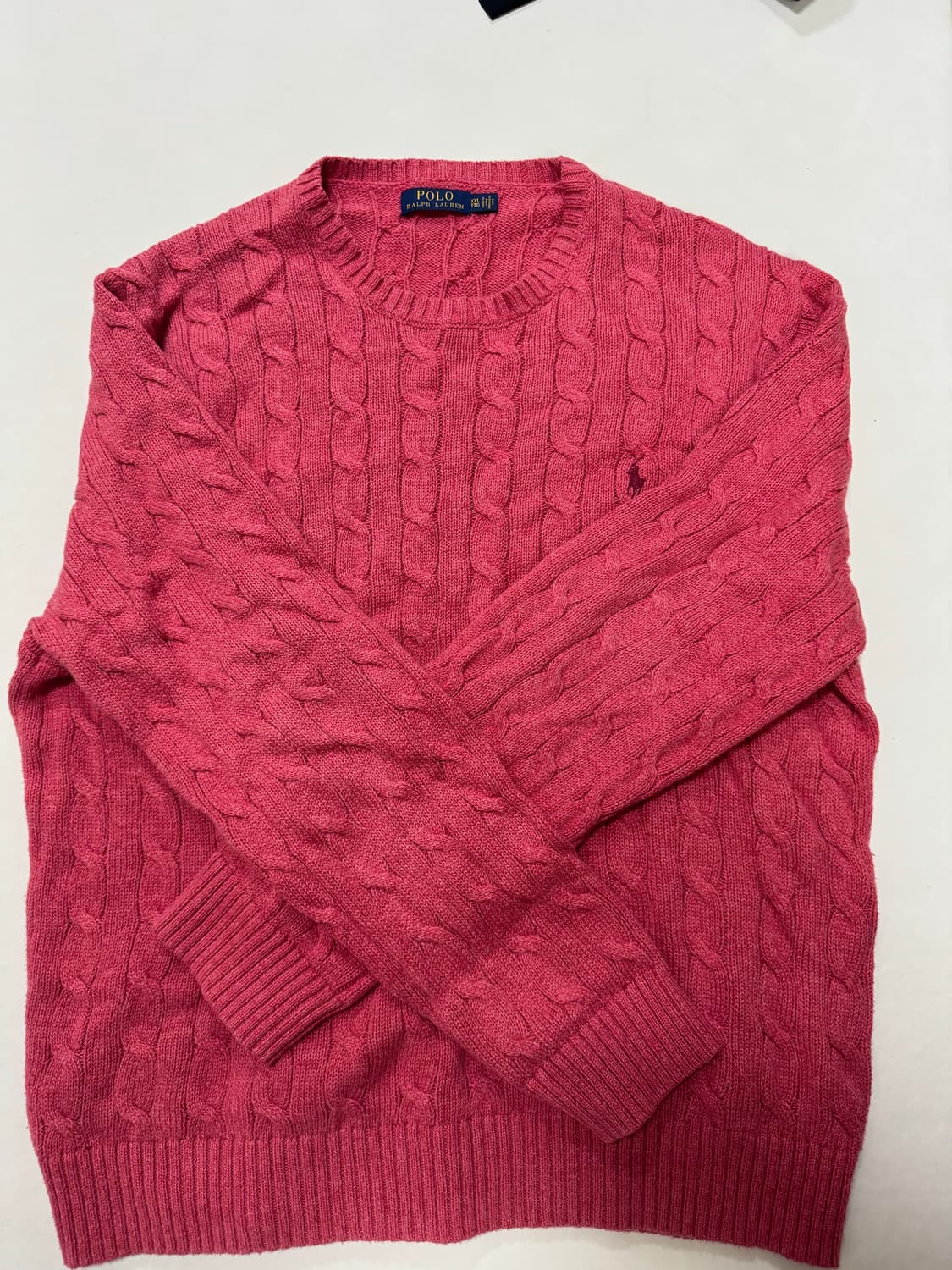 폴로 꽈배기 니트 XXL 상품이미지1