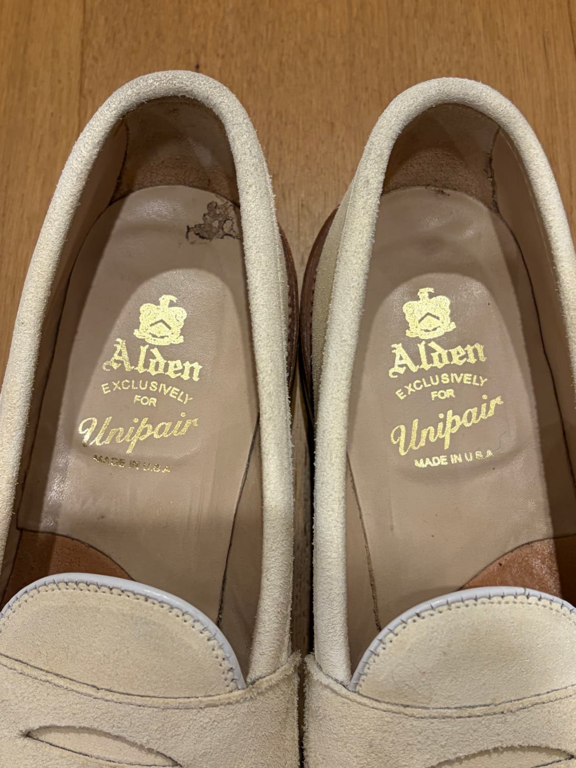 알든 화이트벅스 로퍼 11D사이즈 급매 상품이미지3