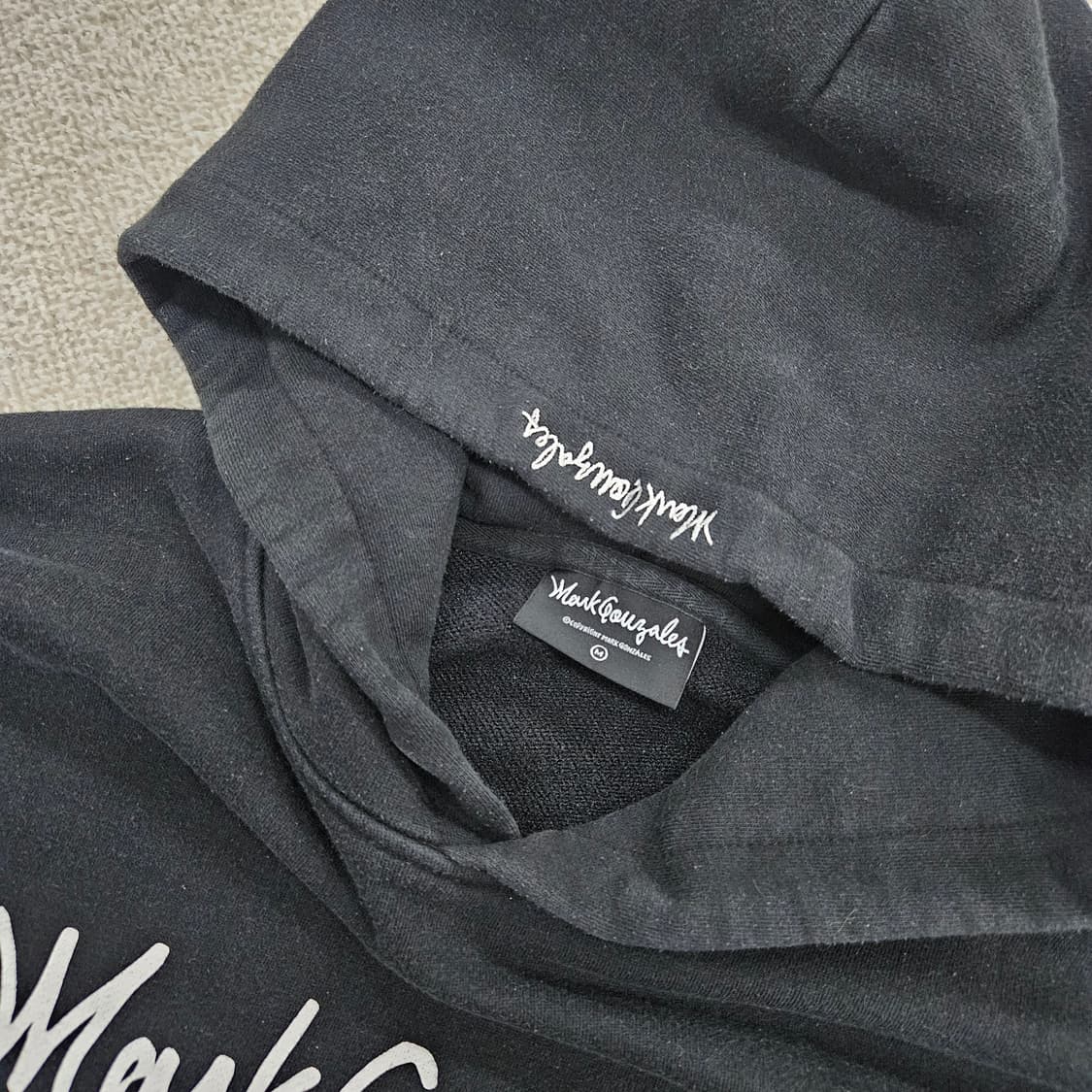 [M] 마크곤잘레스 싸인로고 오버핏 후드티 1210J1 상품이미지2