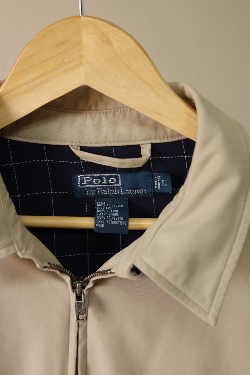 폴로 랄프로렌 스윙탑 블루종 자켓L(beige) 상품이미지2