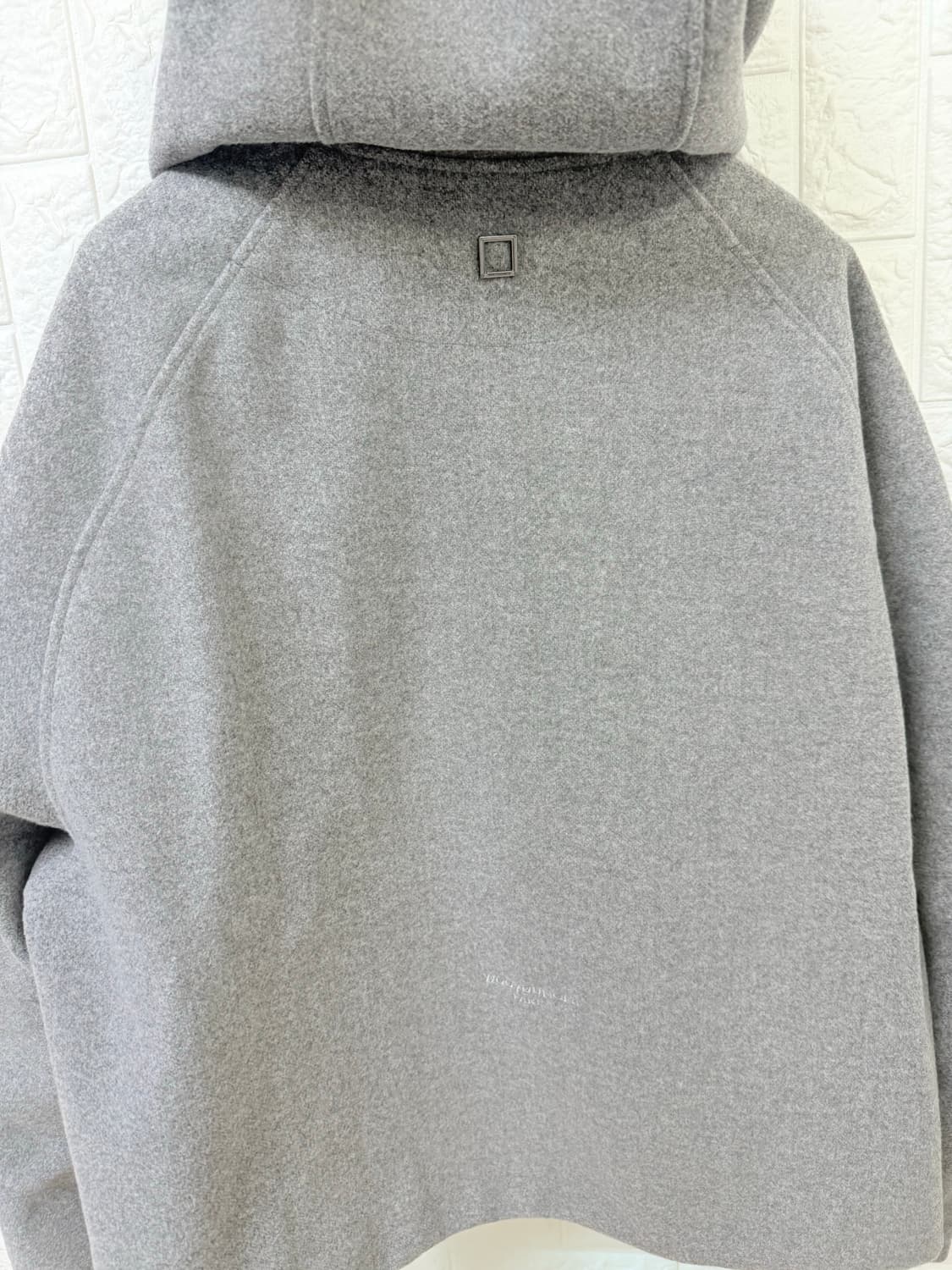 (25ss새상품) 우영미 그레이 오버 사이즈 울  후드 (46) 상품이미지5