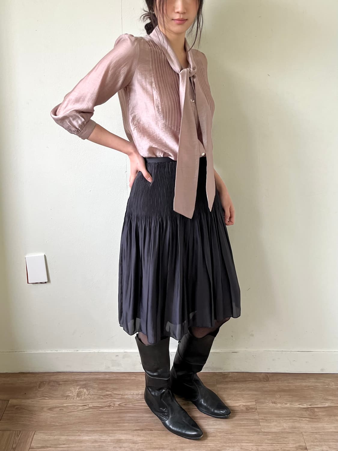 J.PRESS 플리츠 스커트 상품이미지4