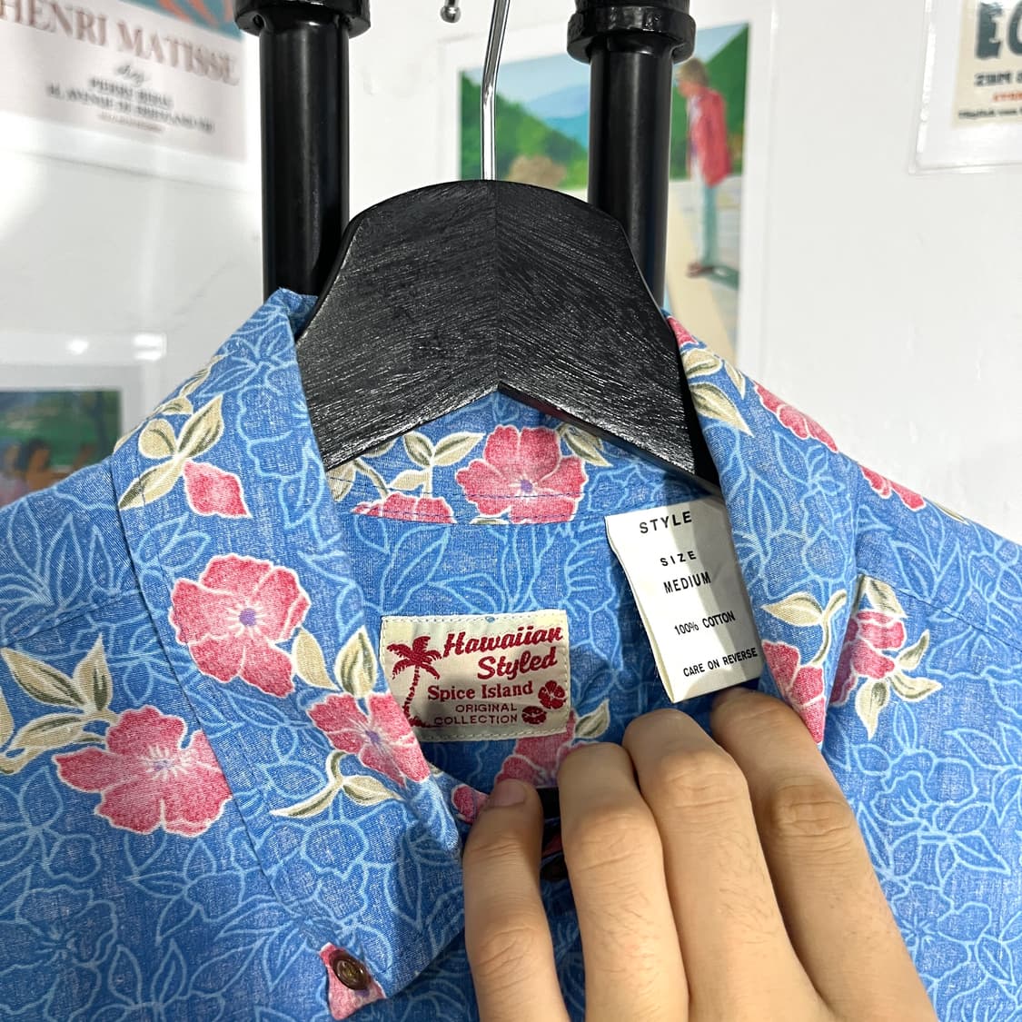 플라워패턴 하와이안 셔츠 상품이미지5