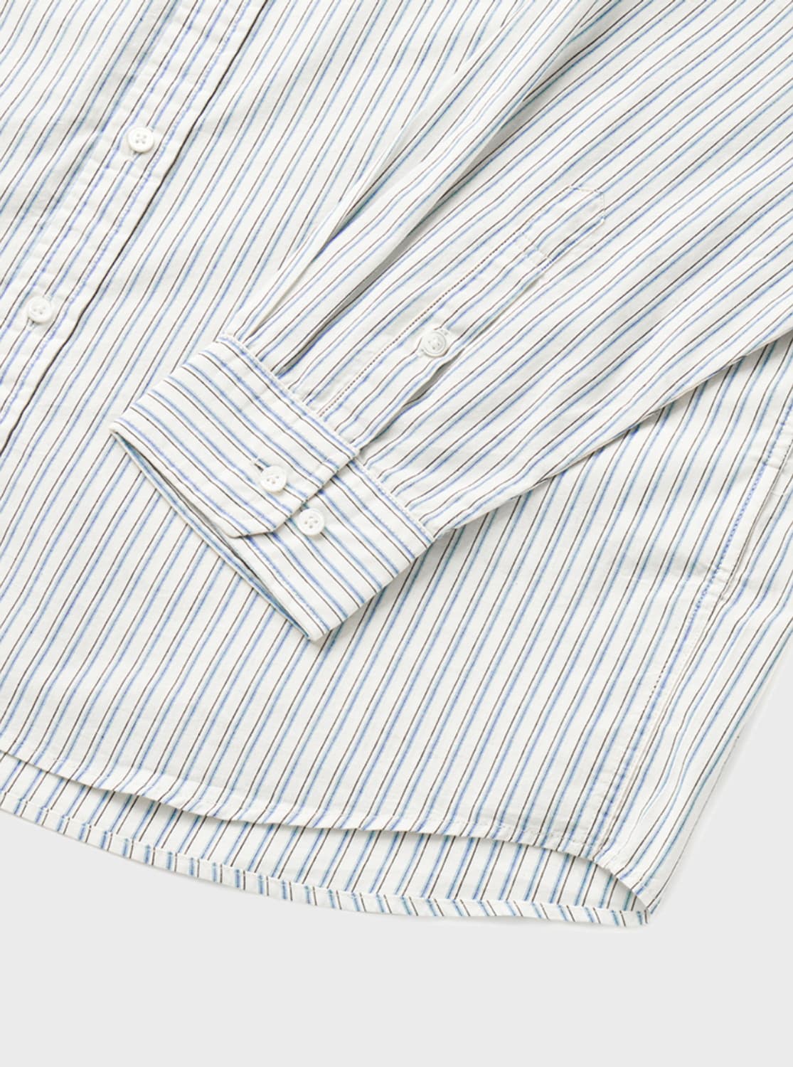 유니온 블루 THAMES STRIPE SHIRT S 상품이미지2