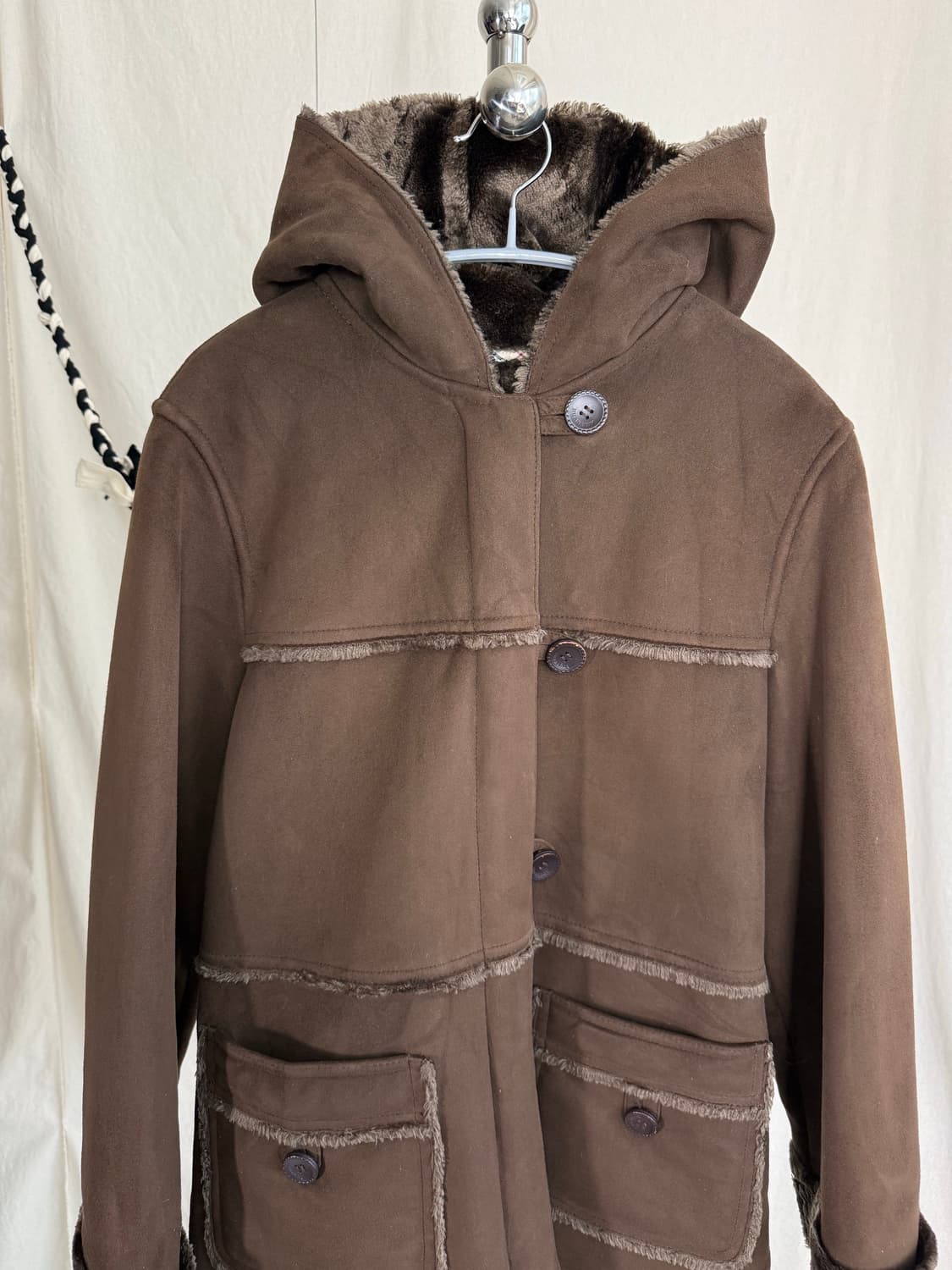 Burberry London 에코 시어링 자켓 상품이미지4