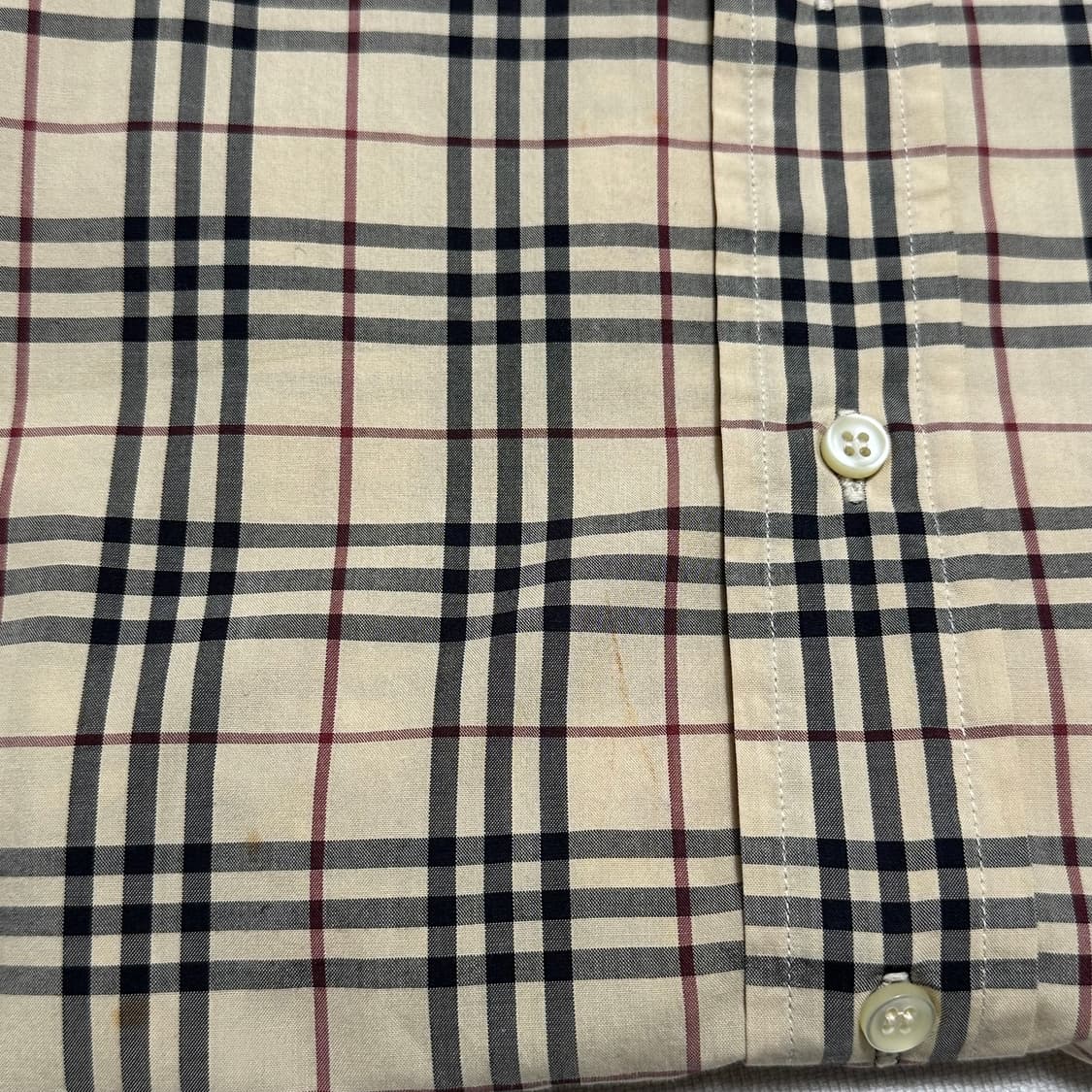 2XL 버버리 슬림핏 노바체크 셔츠 상품이미지8
