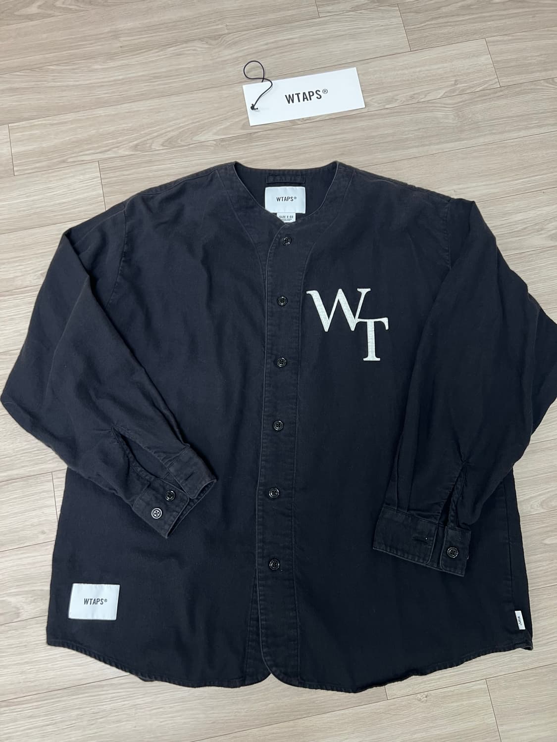 WTAPS 리그셔츠 블랙 03 상품이미지1