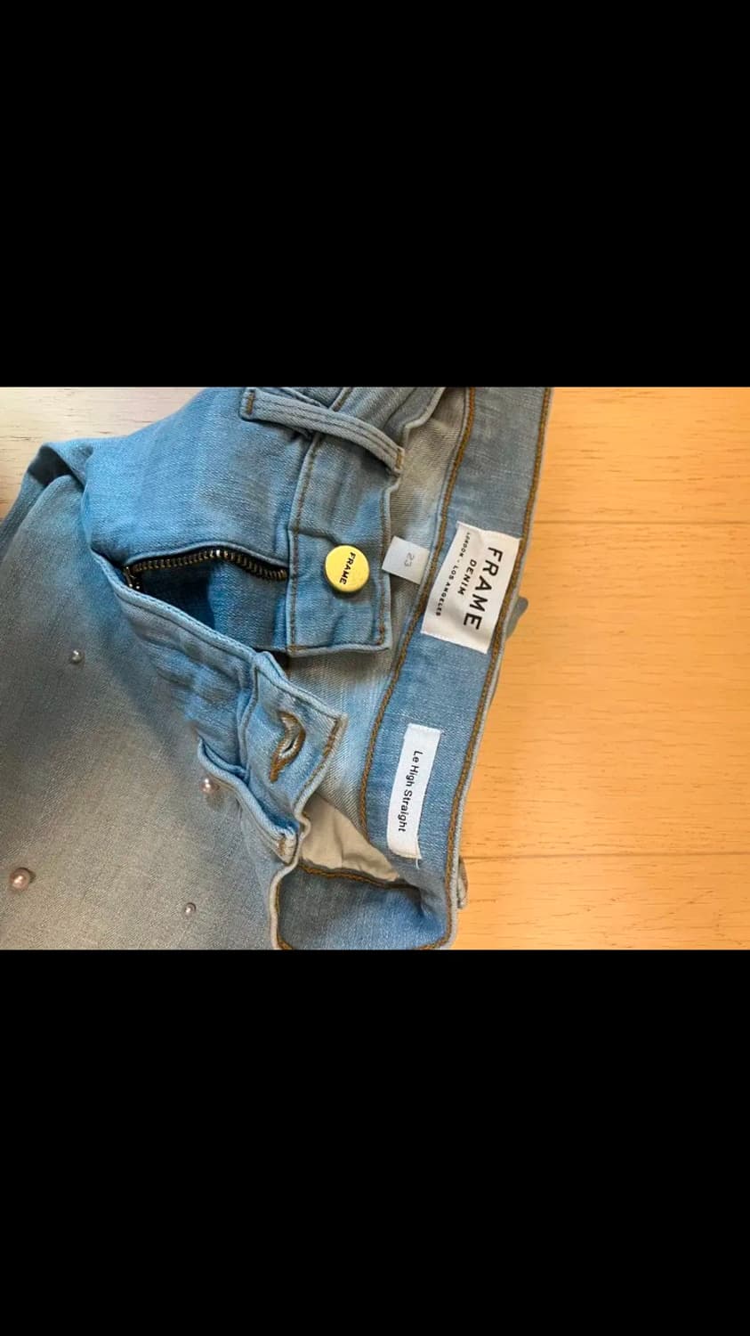 여성 frame 프레임 펄 데님 상품이미지5