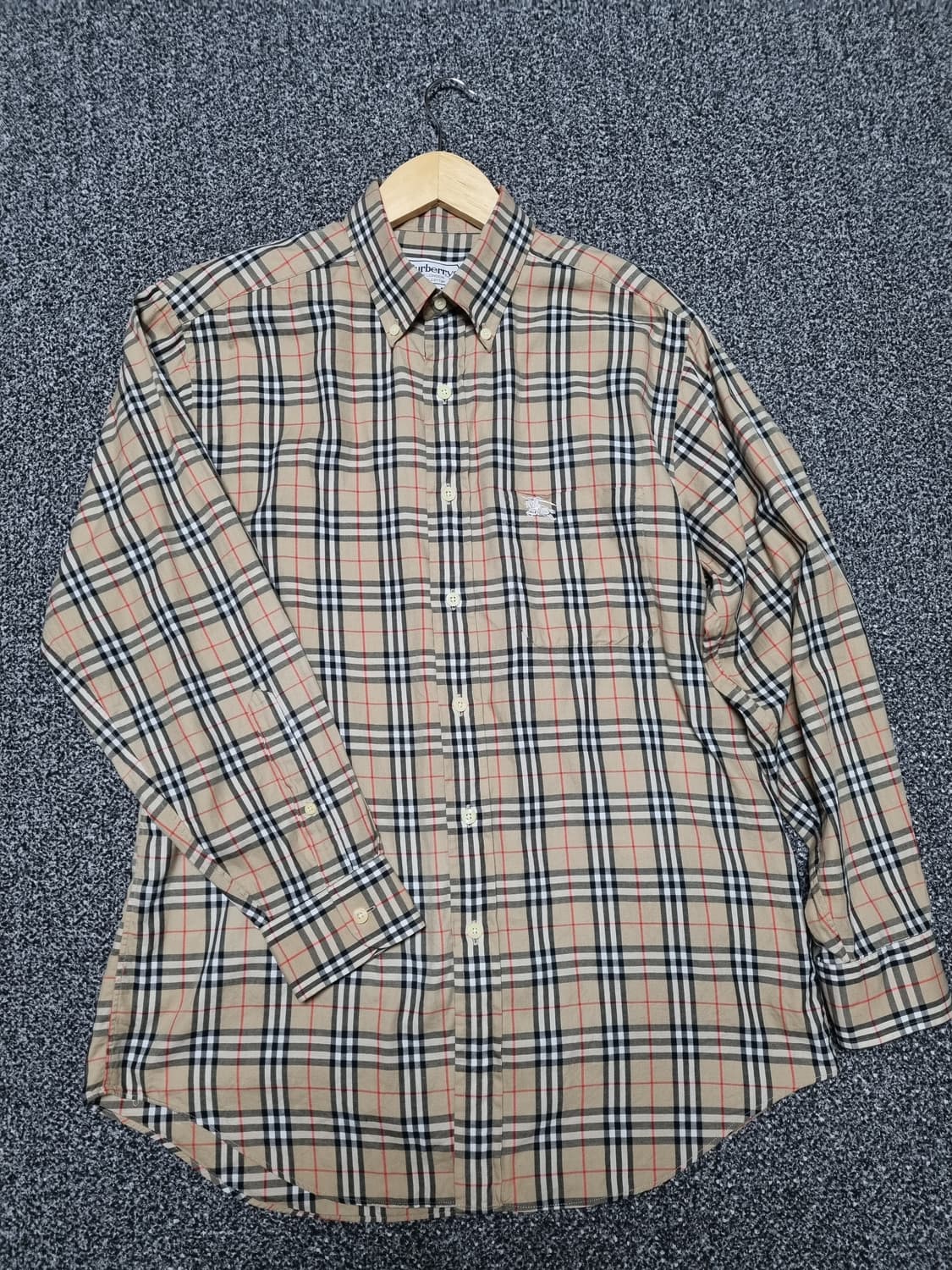 (정품) 버버리 남성 노바체크 셔츠 남방 상품이미지2