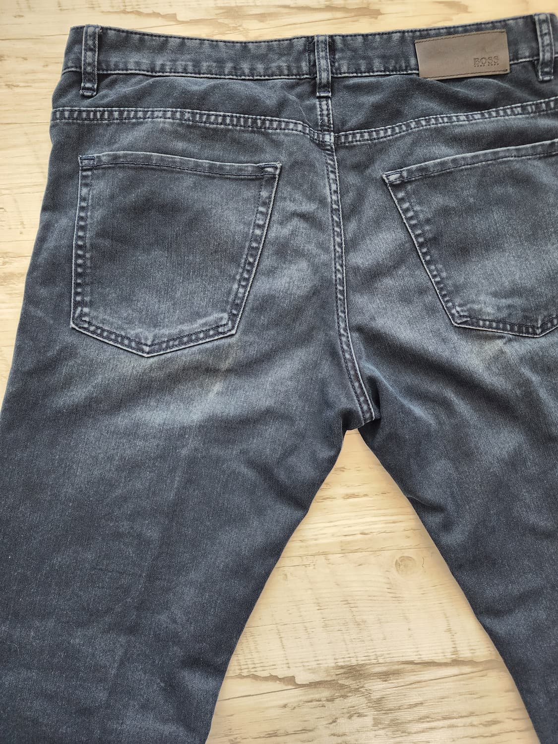 HUGOBOSS 휴고보스 스트래치 데님 팬츠 34사이즈 진청 스판 청바지 상품이미지10