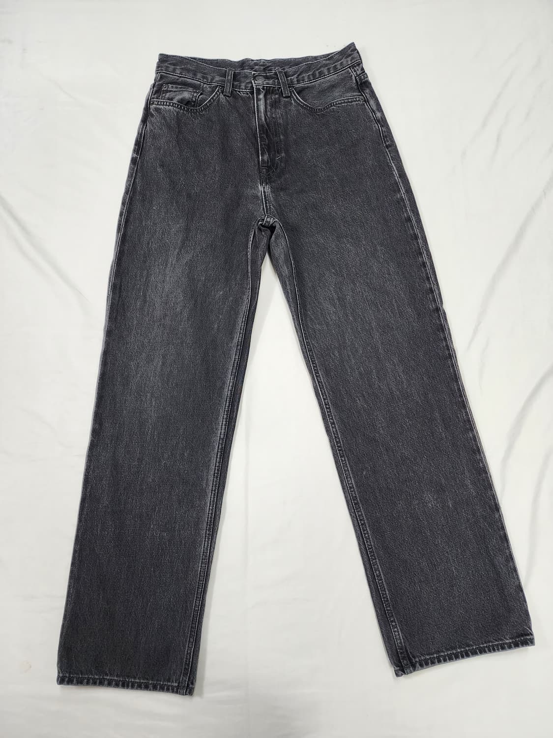 코스 하이라이즈 흑청 데님 팬츠 상품이미지1