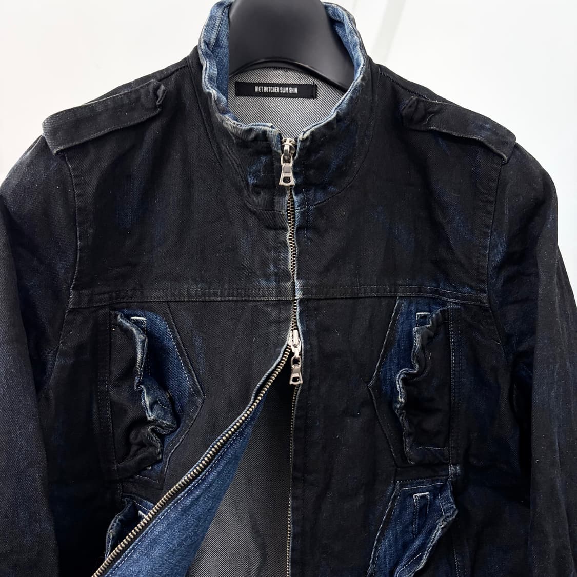 다이어트 부처 슬림스킨 왁스드 자켓 상품이미지5