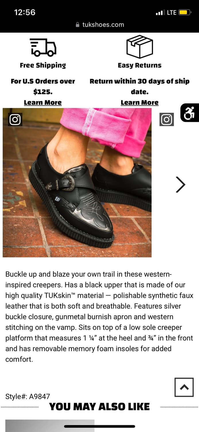 TUK 웨스턴 클리퍼 US M 10사이즈 판매합니다. 상품이미지1