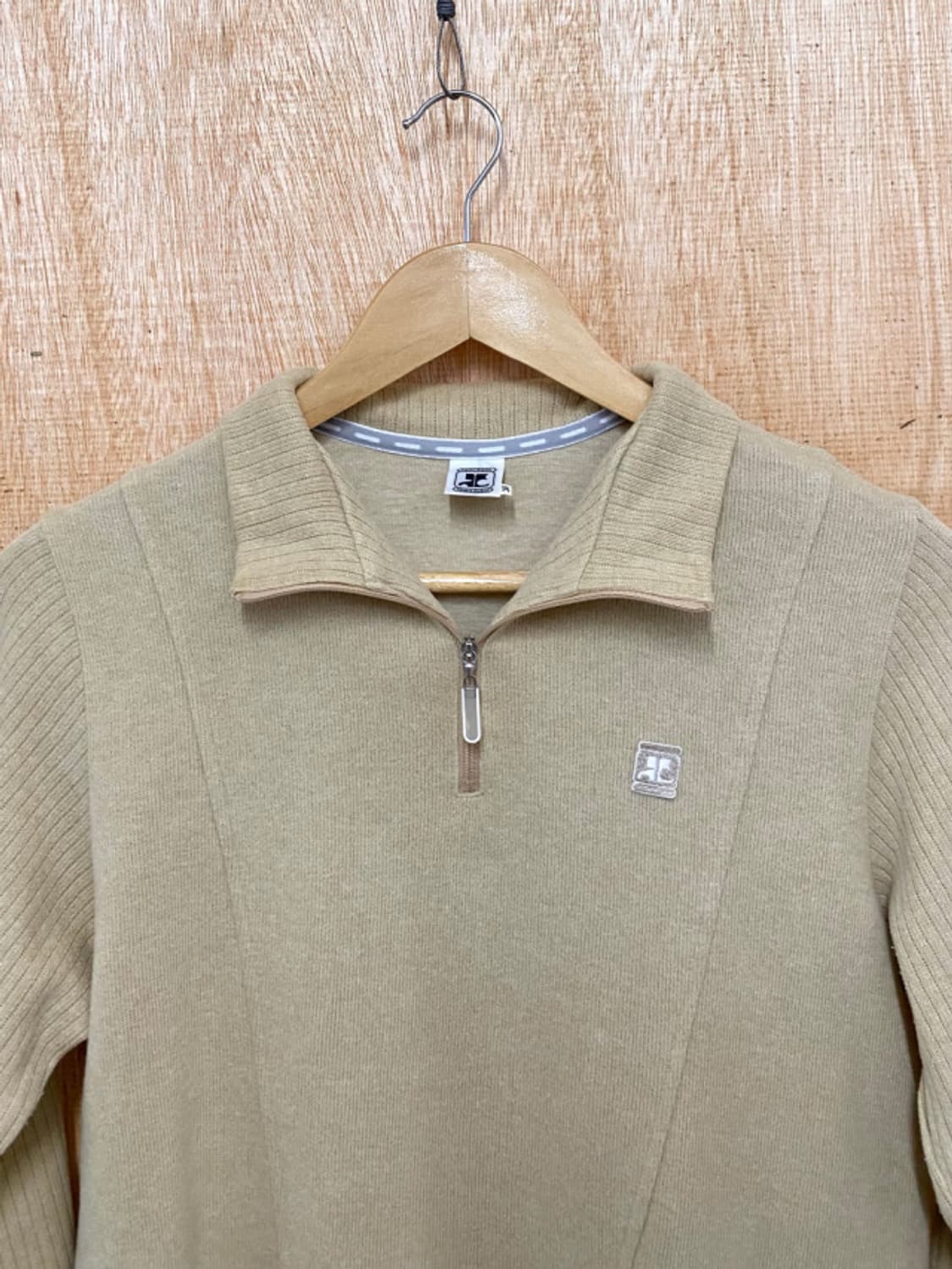 COURREGES half zip-up knit 쿠레쥬 쿼터집업 상품이미지6