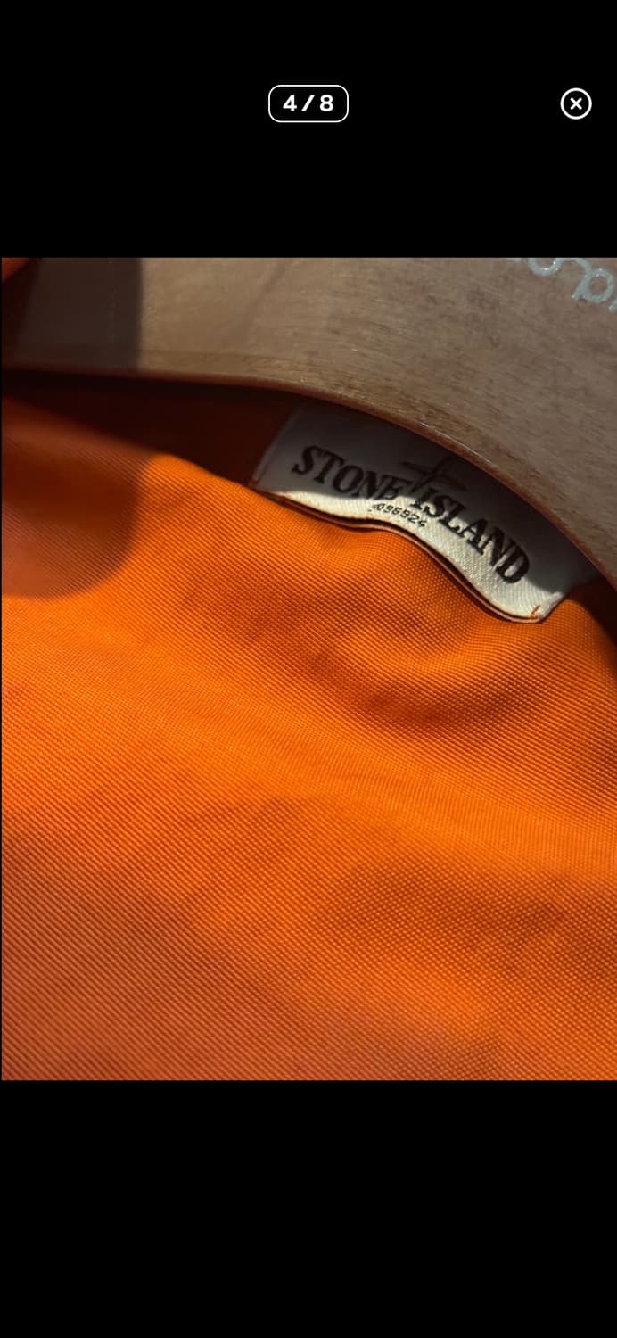 스톤아일랜드 패딩 오렌지 L 상품이미지4