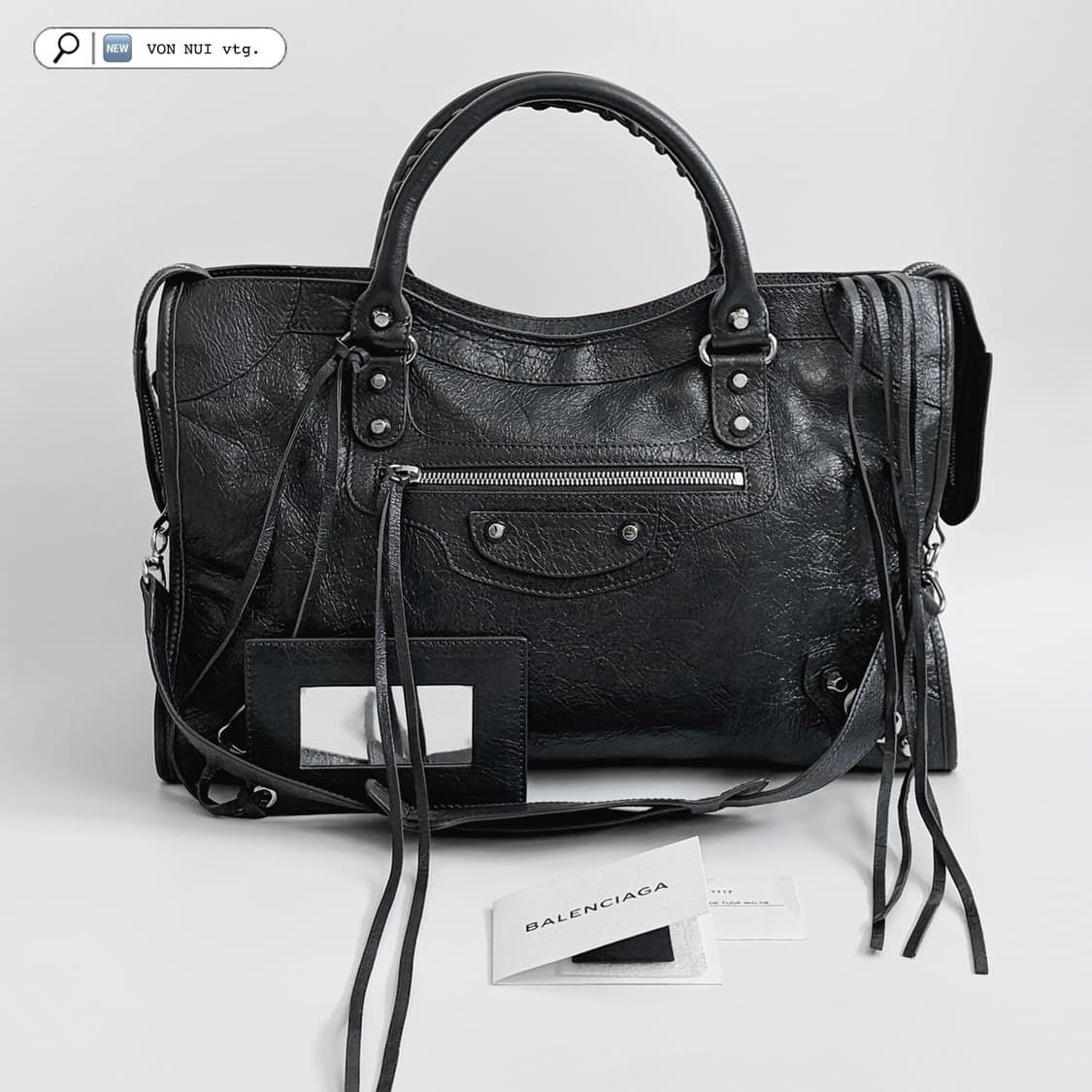 발렌시아가 클래식 시티백 미듐 판매합니다. 상품이미지1