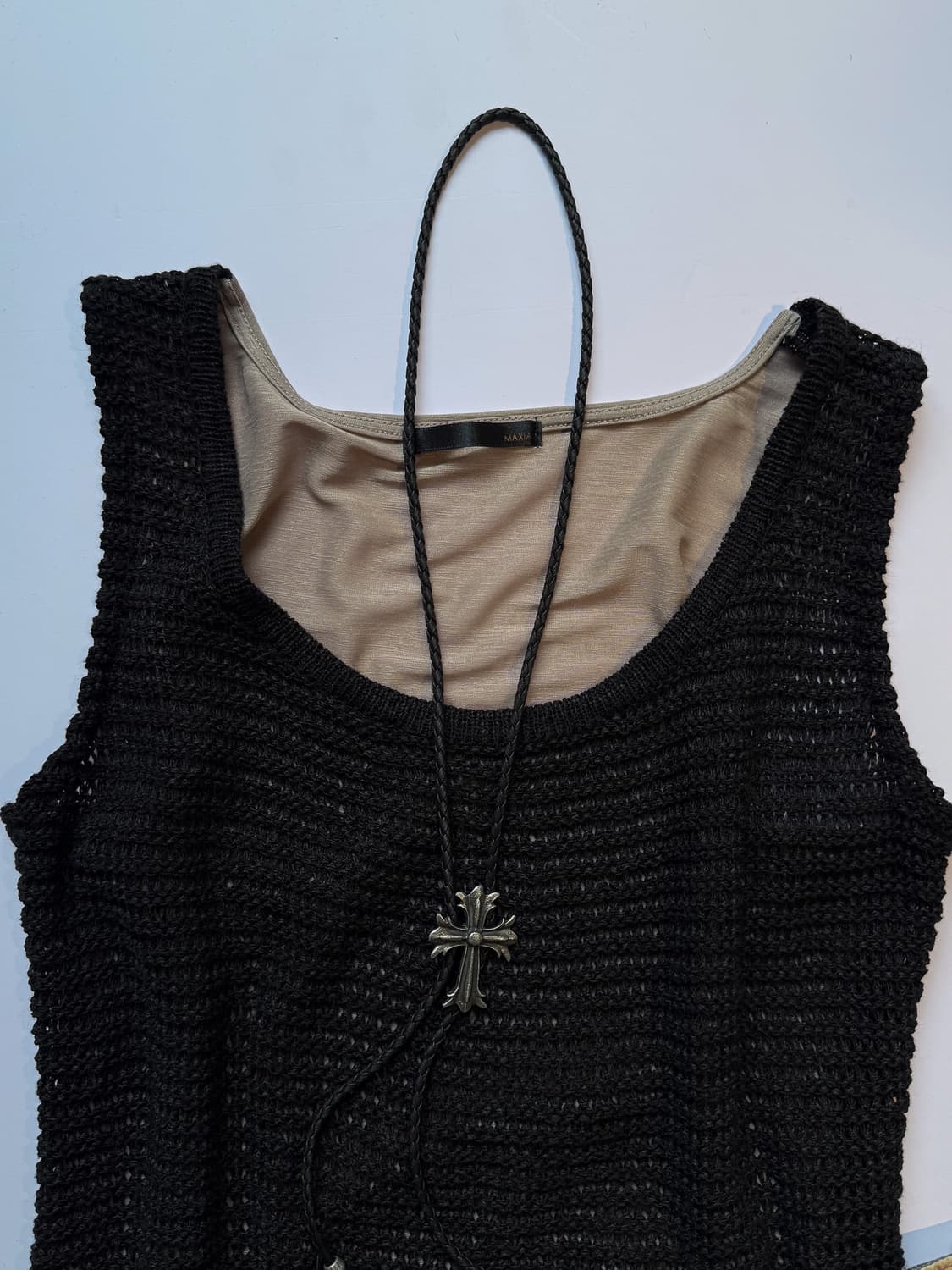 Crochet Cotton Mix Sleeveless 0266 상품이미지3