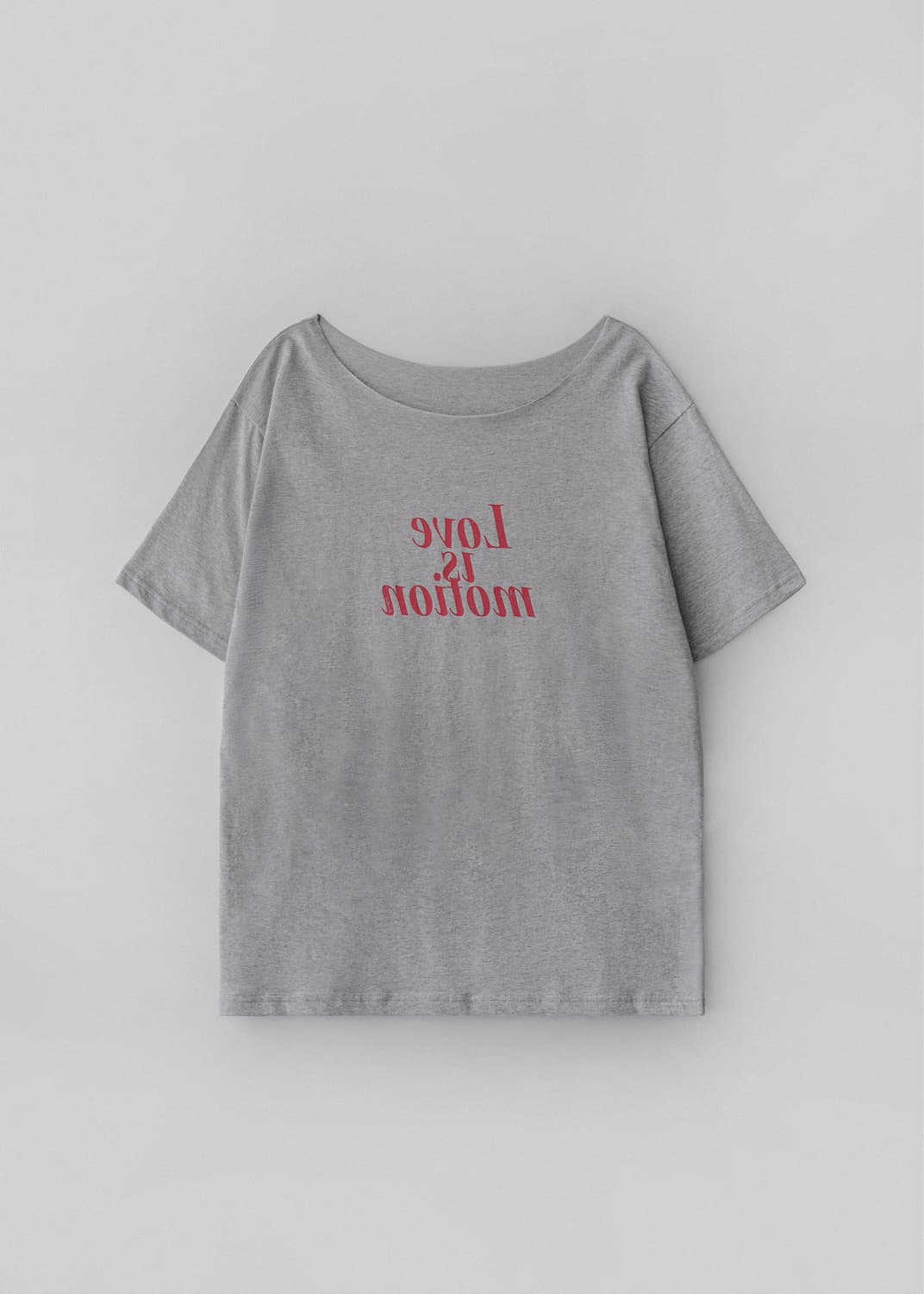 앤니즈 Love Is Motion 반팔티 그레이 상품이미지2