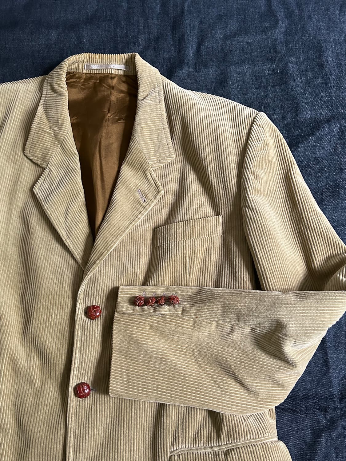 유로피안 빈티지 코듀로이 블레이저 상품이미지2