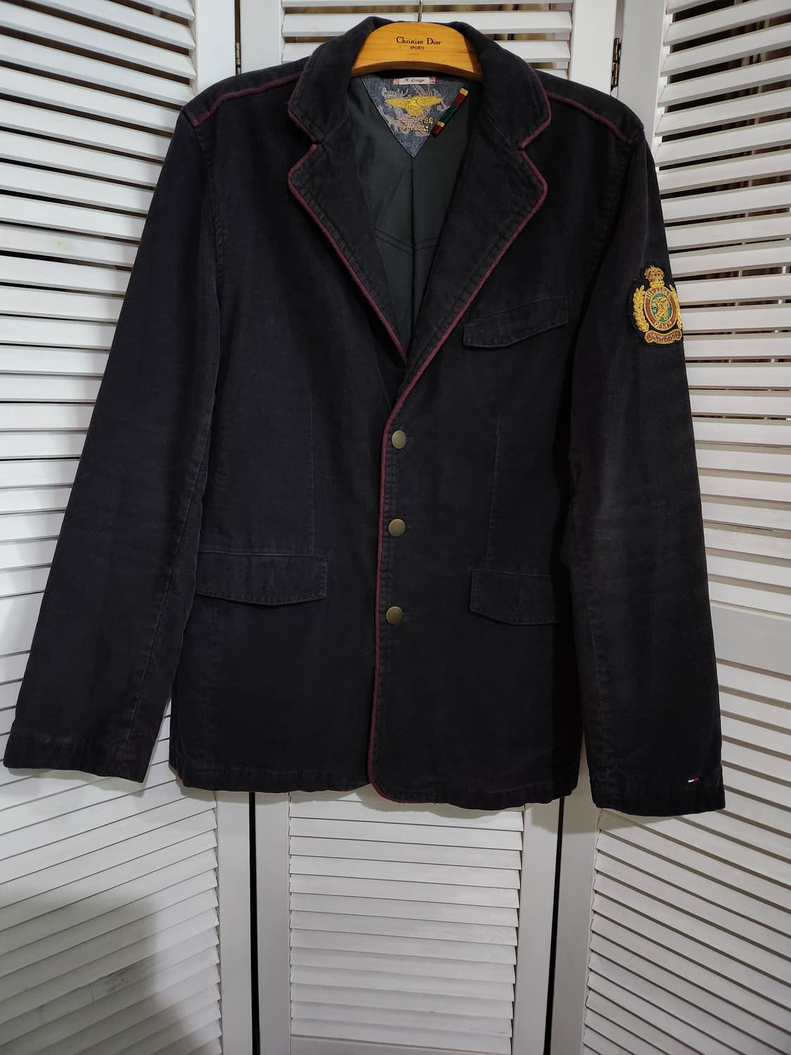 타미힐피거 코듀로이 와펜 자켓XL 상품이미지1