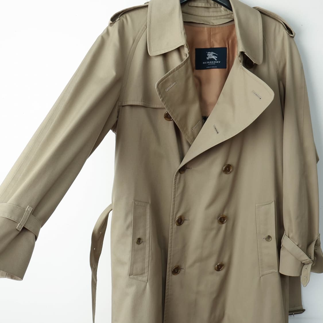 100/버버리 벨티드 더블 트렌치 코트 상품이미지4