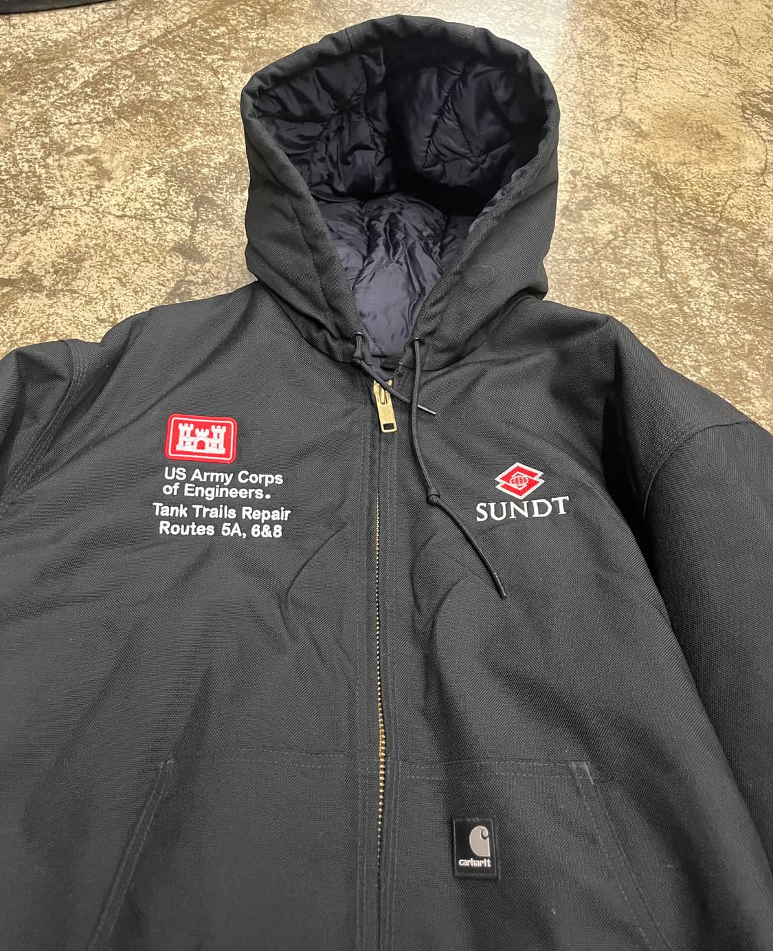 10s 칼하트 덕액티브자켓 j133 blk 상품이미지6