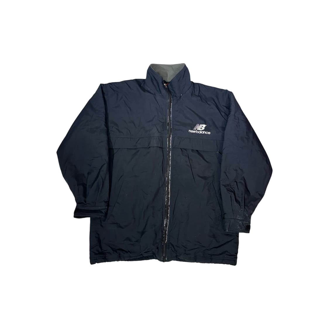 뉴발란스 네이비 내부 기모 퀼팅 바람막이 자켓 M 상품이미지5