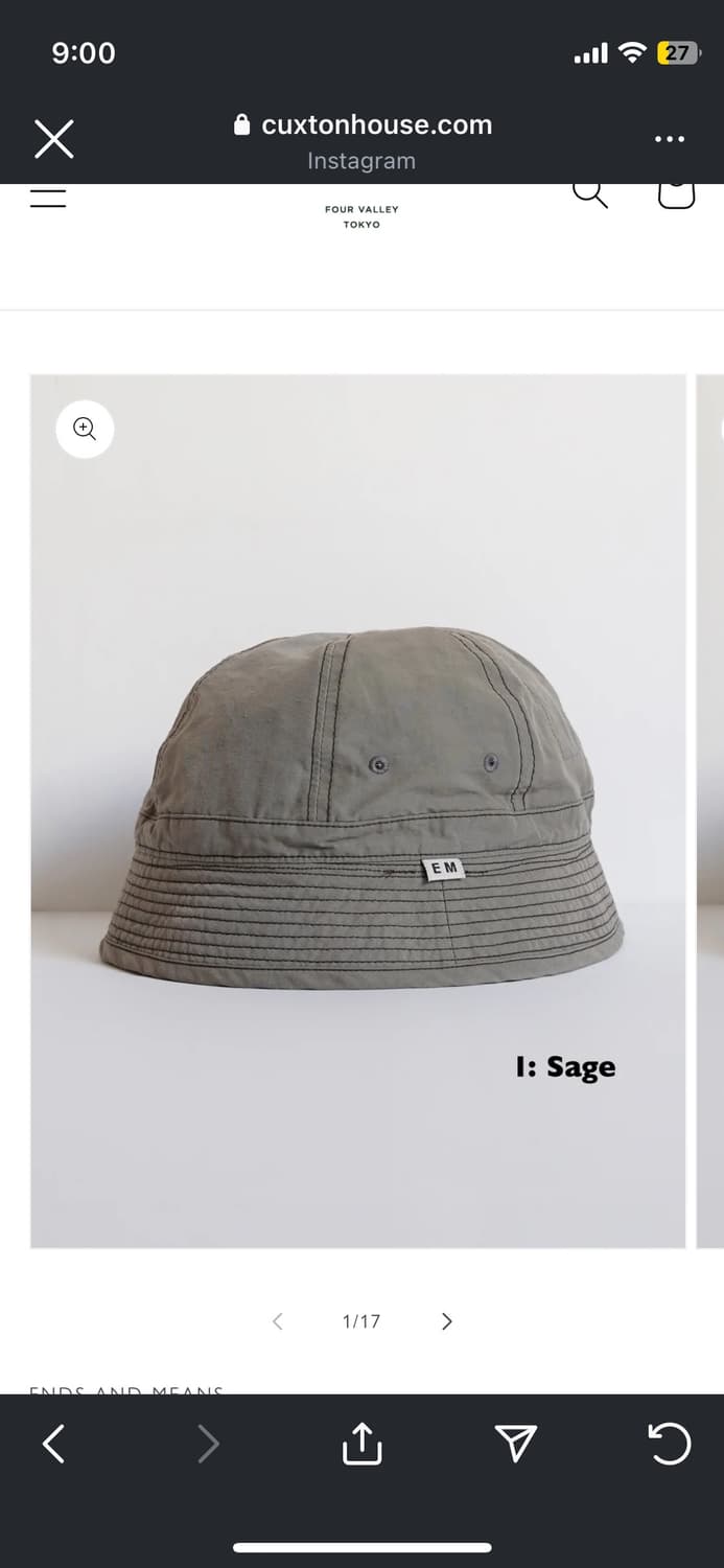 ENDS and MEANS Army hat 상품이미지1