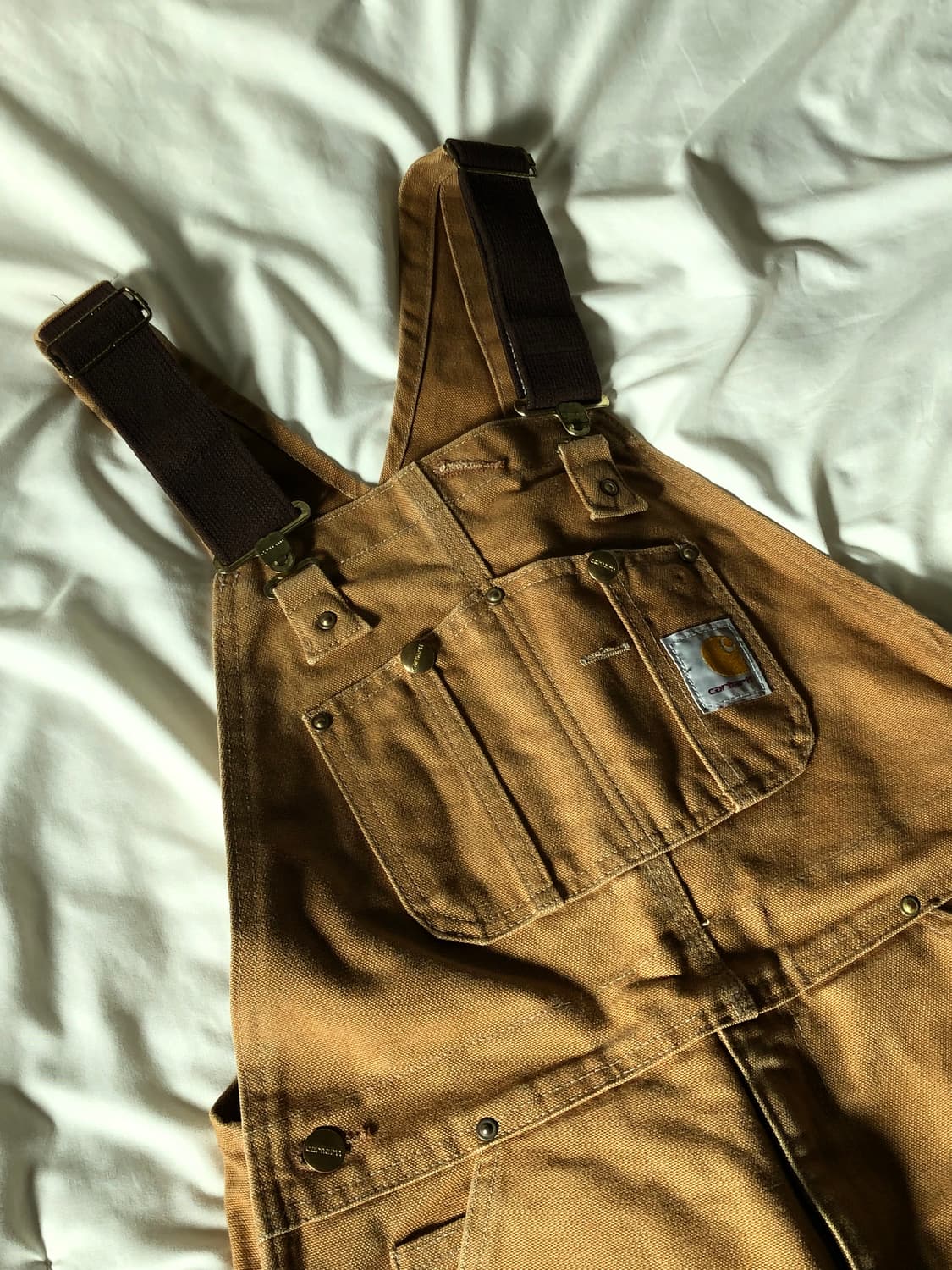 칼하트 오버롤 32x30 R01-BRN 브라운 상품이미지2