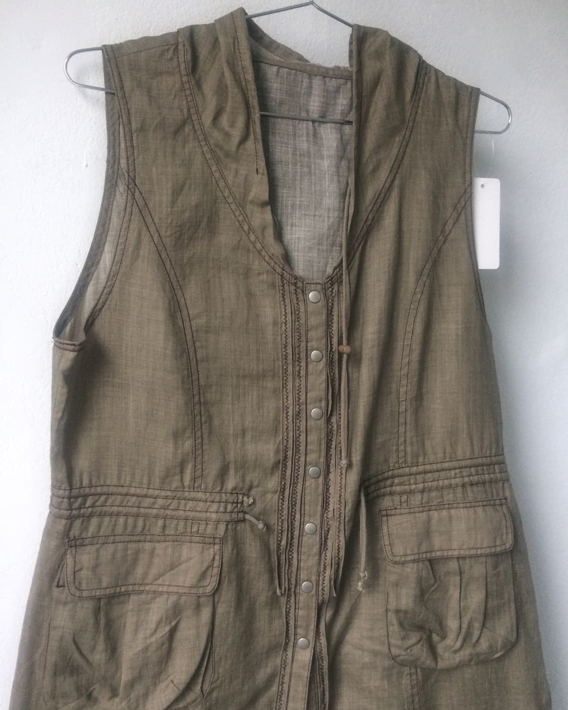 Hood sleeveless onepiece 상품이미지4