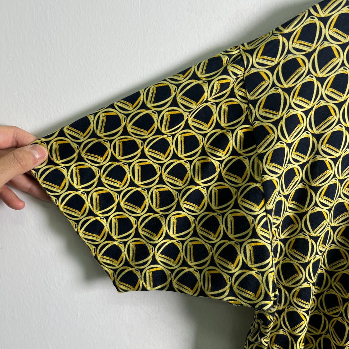 구찌 빈티지 GG 패턴 반팔 폴로 셔츠 M 상품이미지6