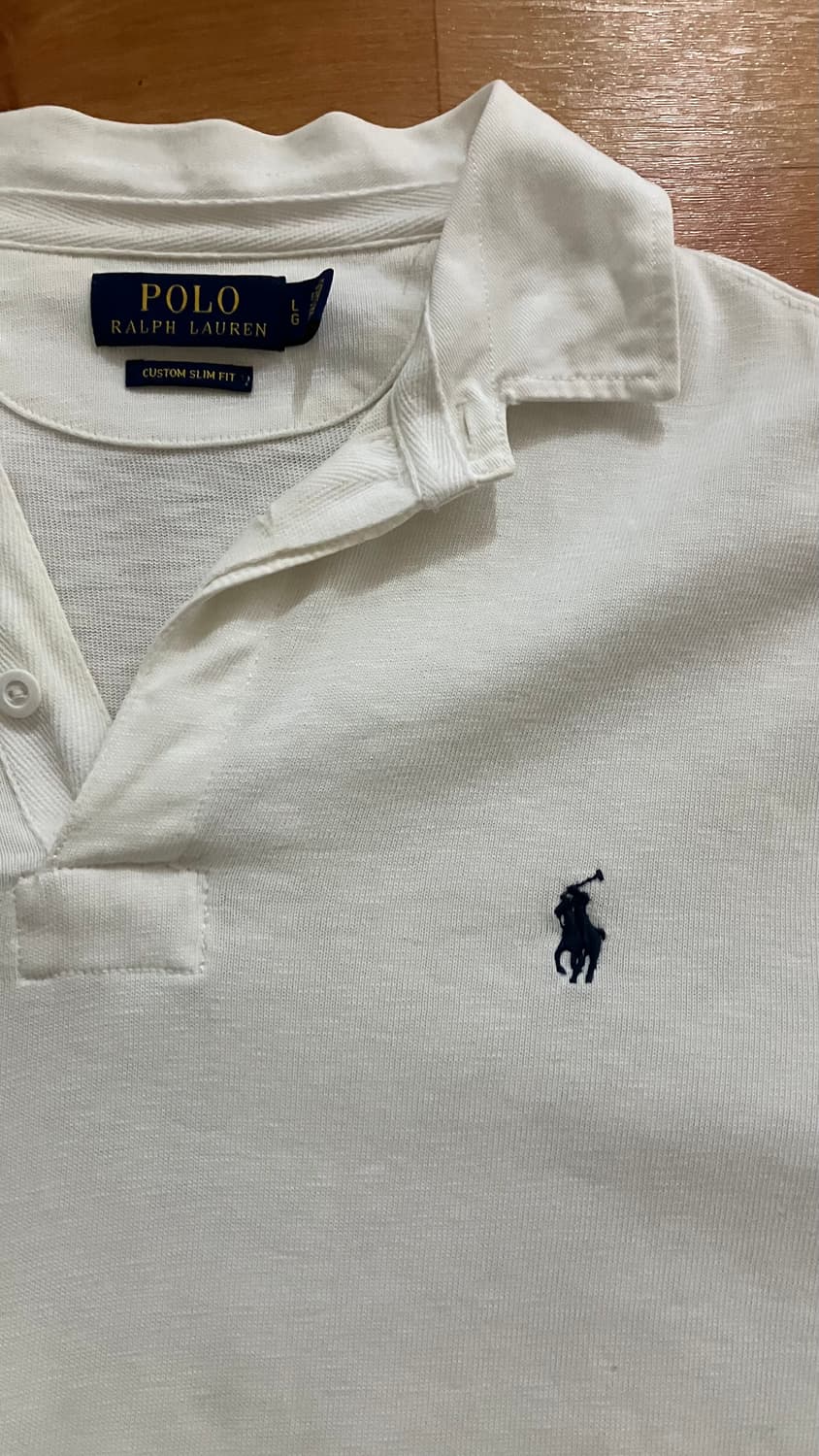 폴로 랄프로렌 화이트 럭비셔츠 상품이미지2