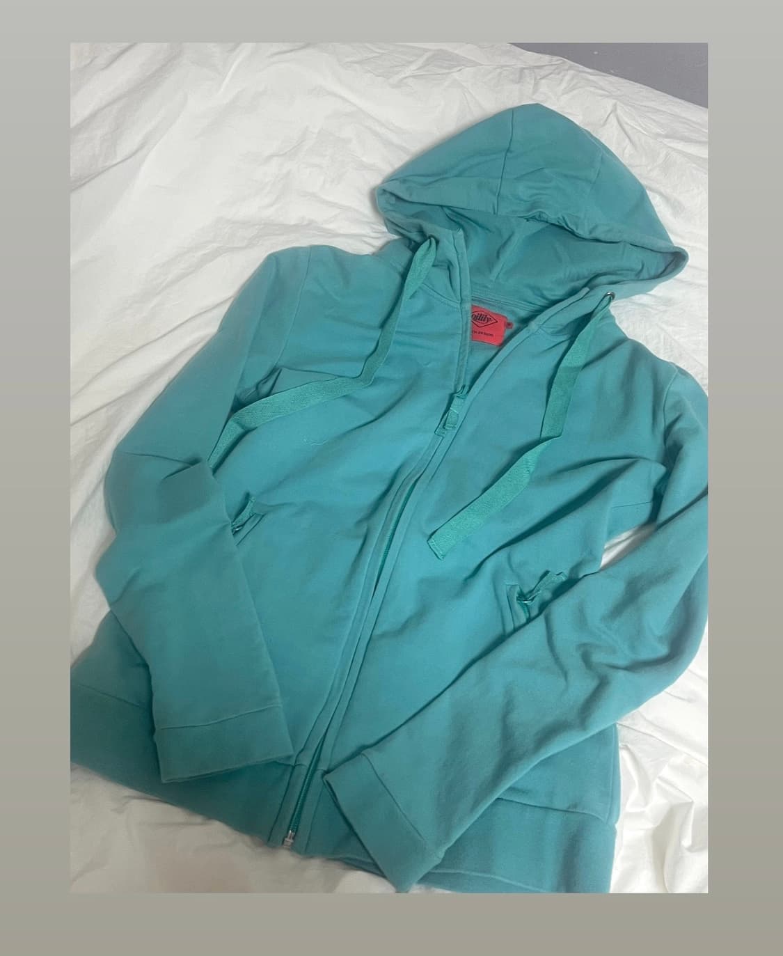 Oiliy 민트 갸루 후드집업 빈티지 상품이미지1