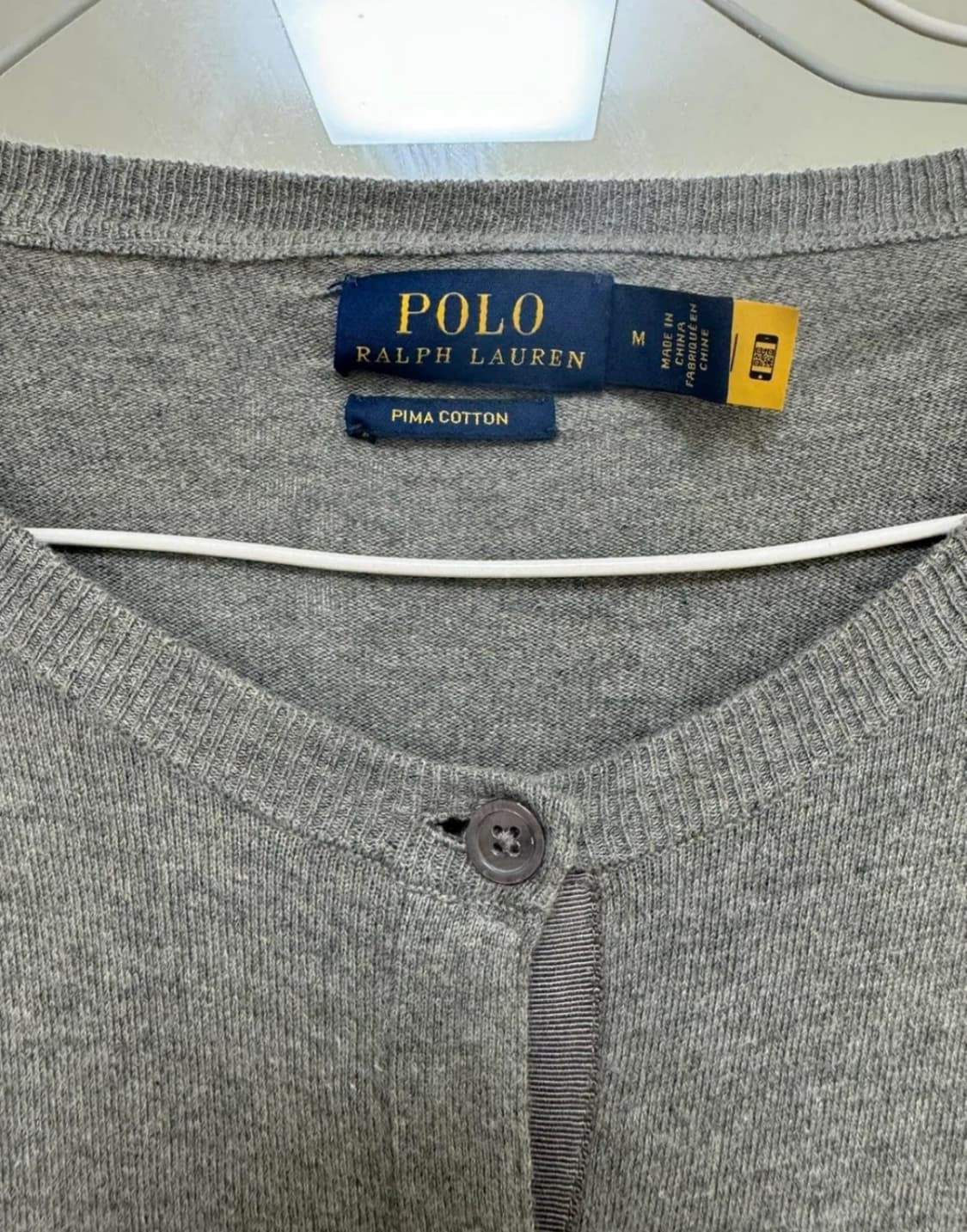 폴로피마코튼가디건m 상품이미지2