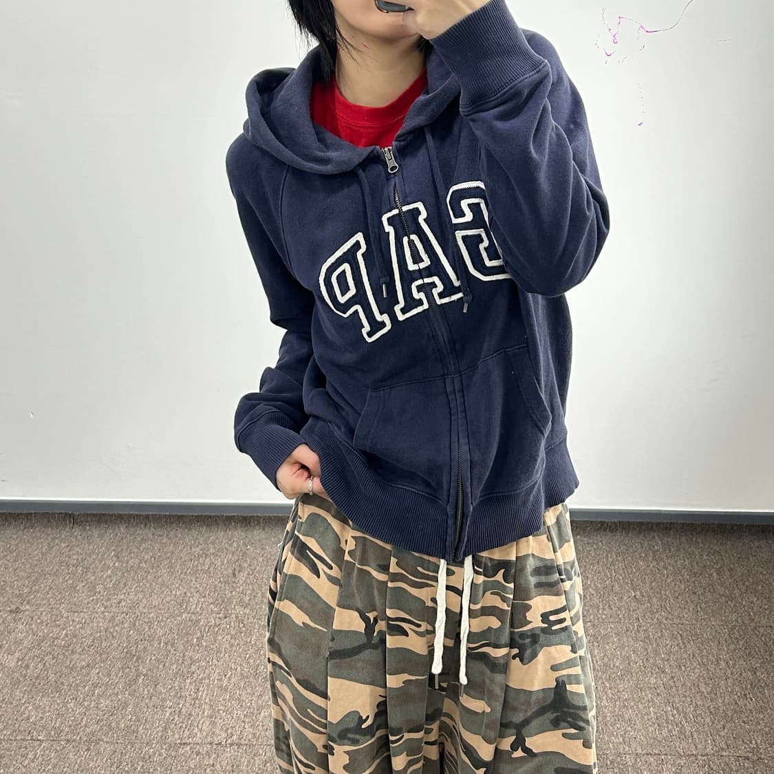 Gap 갭 네이비 후드집업 상품이미지3