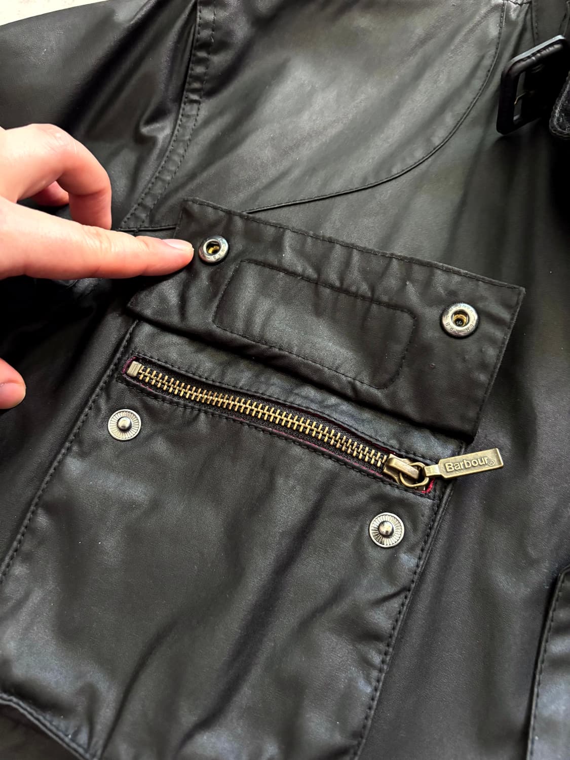 바버 인터네셔널 Antique 자켓 L(~105) 상품이미지9