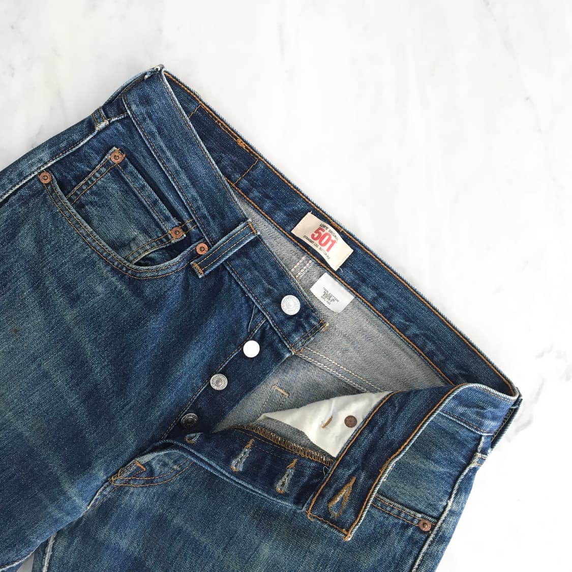 리바이스 중청 데님 팬츠 긴바지 / 허리 33 사이즈 상품이미지5