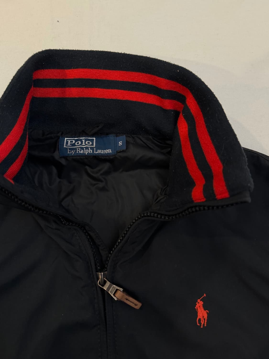 폴로 랄프로렌 폴리쉘 페리 스윙탑 봄버자켓 블랙 상품이미지3