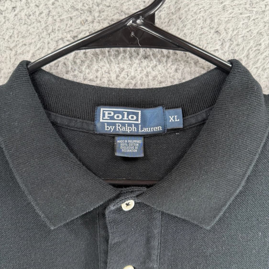 폴로 랄프로렌 빅포니 반팔 카라티 블랙 레드 상품이미지2