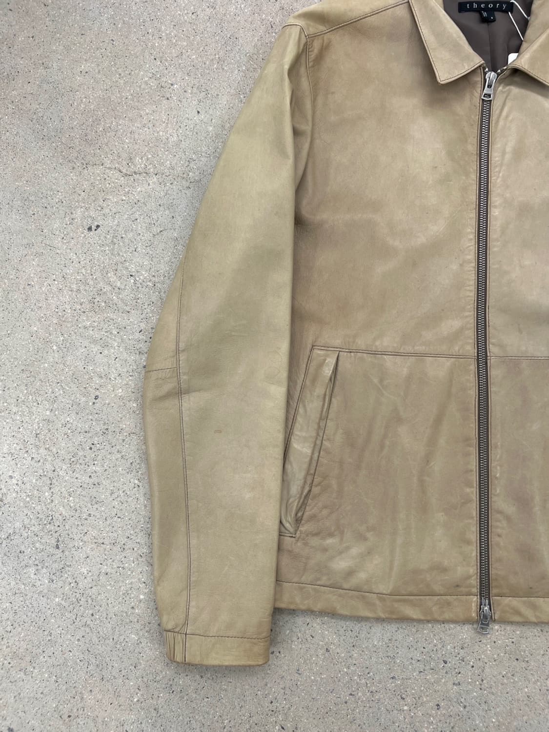 띠어리 램스킨 싱글 라이더 자켓 상품이미지6