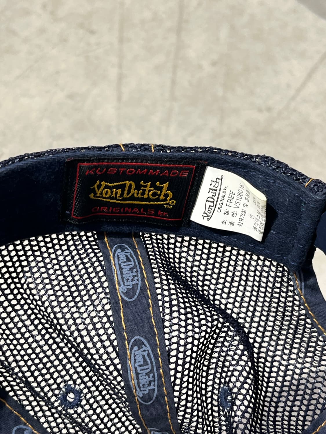 Von Dutch 카모 미국 국기 메쉬 볼캡 상품이미지7