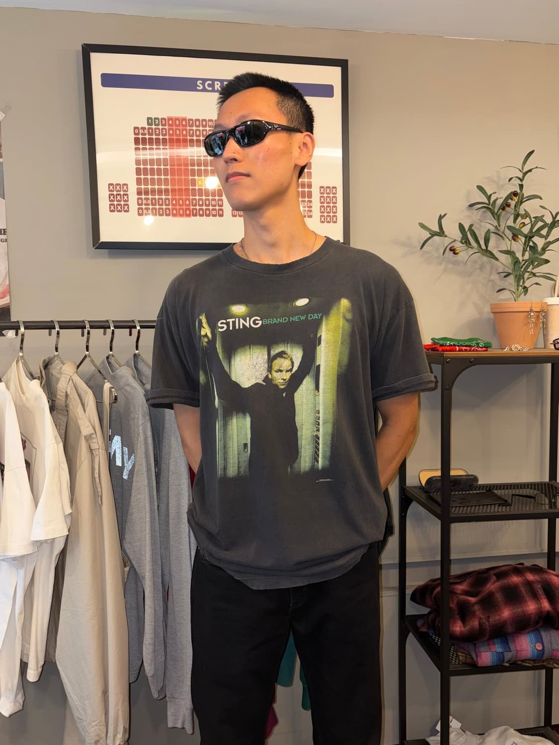 90‘s Sting Brand New day world tour T-sh 상품이미지2