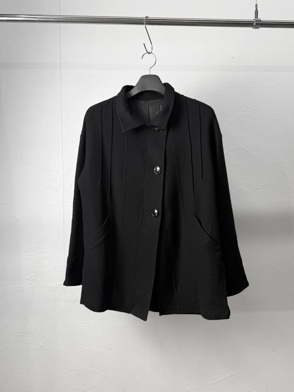 D'azur 비대칭 울 자켓 상품이미지1