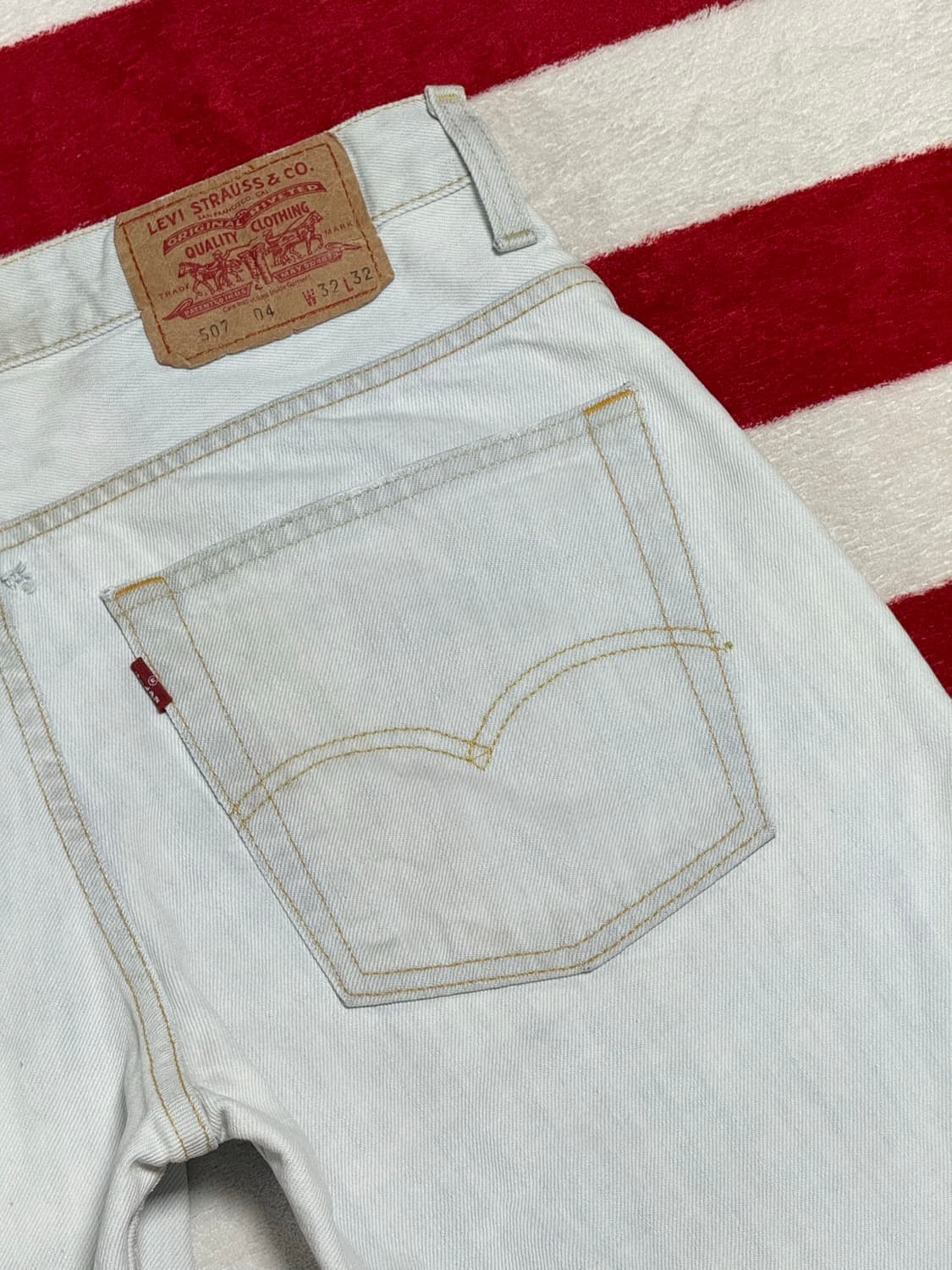 리바이스 507 부츠컷 데님팬츠 00s Levis boot cut[31] 상품이미지10