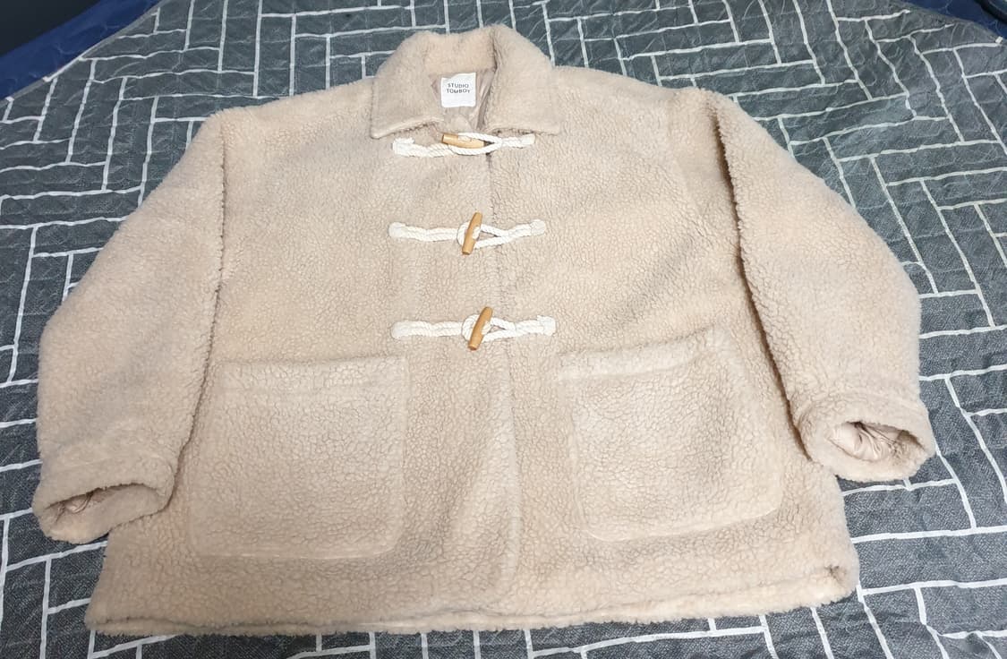 스튜디오톰보이 덤블링 숏 토클 코트 (F) 블랙핑크 지수 PICK 상품이미지1