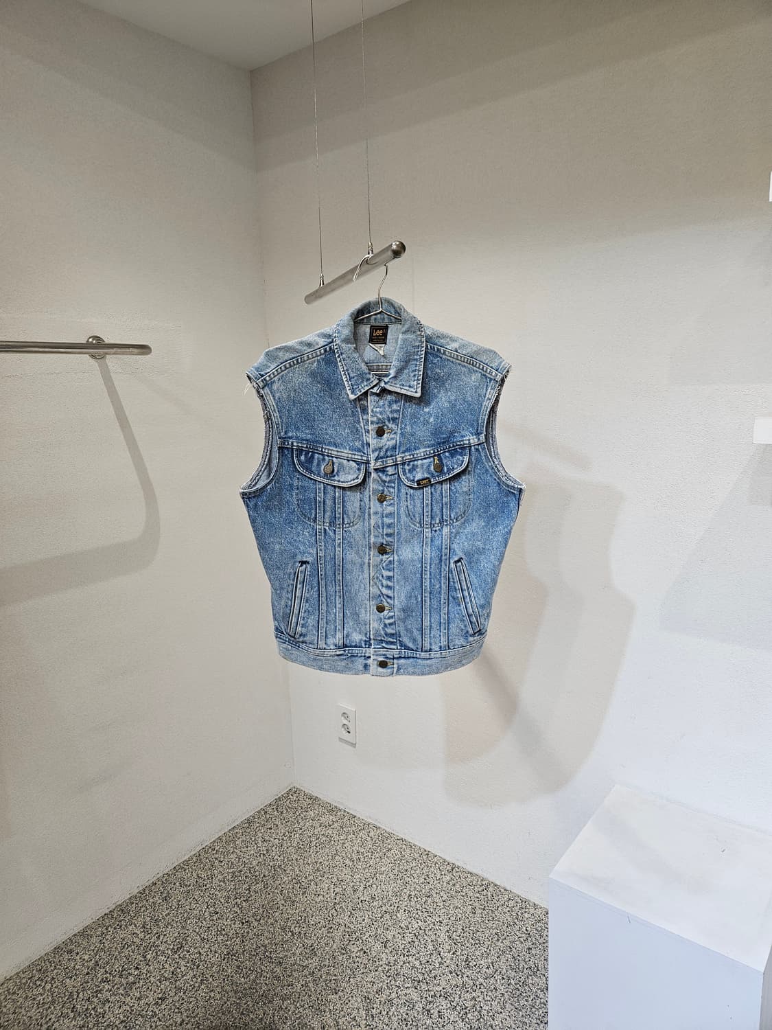 Lee 데님 청 조끼 베스트 상품이미지1