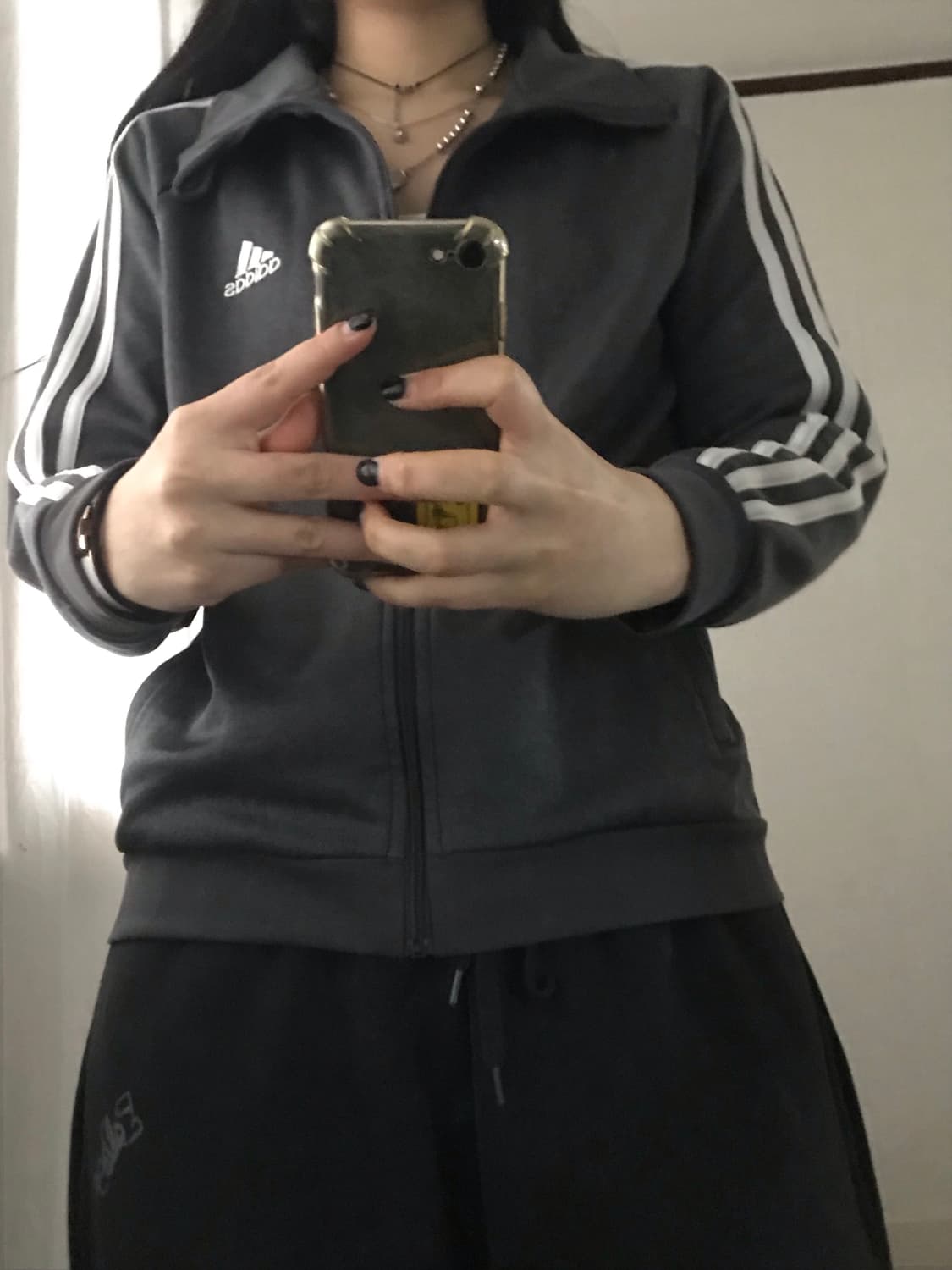 아디다스 그레이 빅로고 져지 상품이미지7